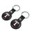 Texas Rangers Insignia Black Airtag Holder 2-Pack