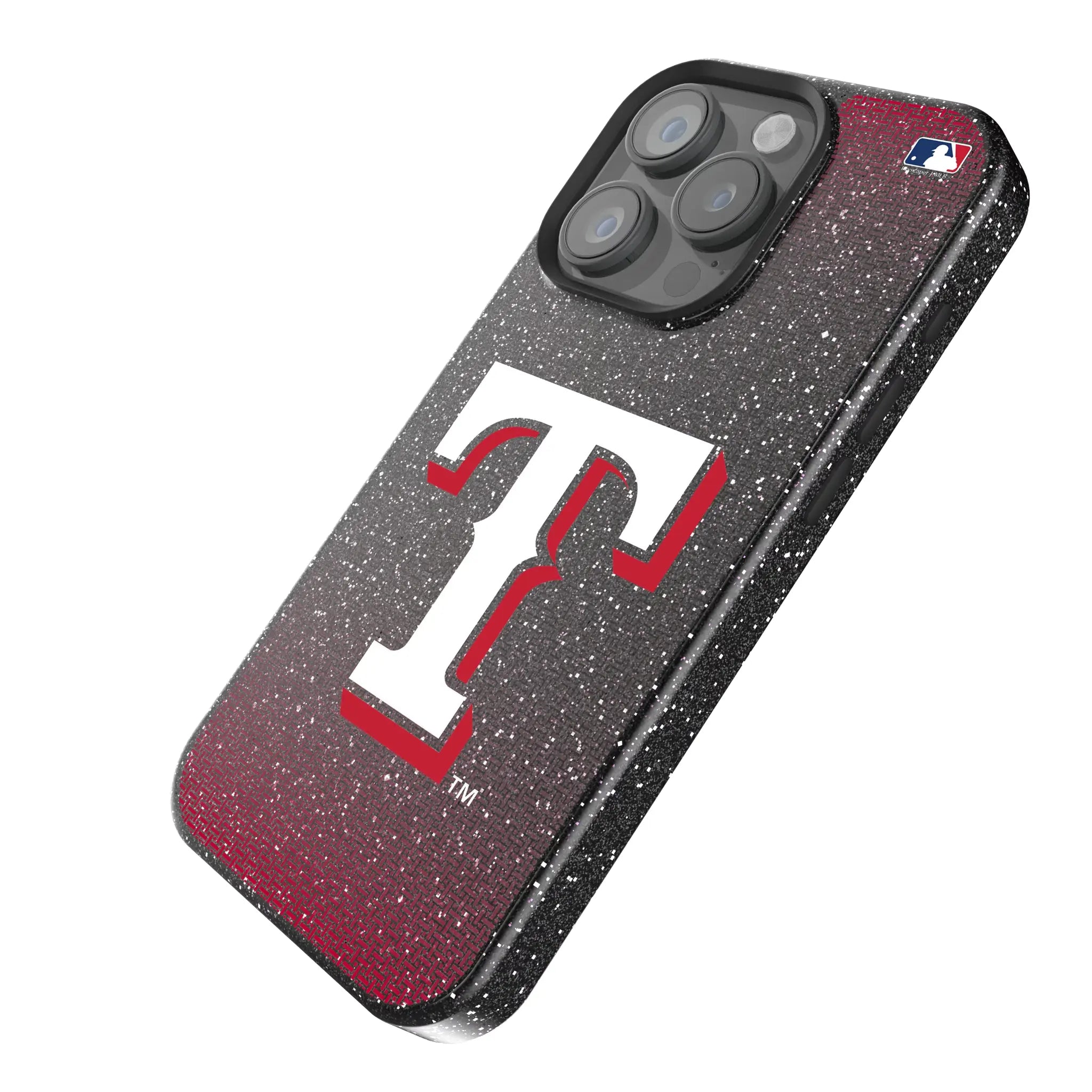 Texas Rangers Linen Bling Phone Case for Apple iPhone