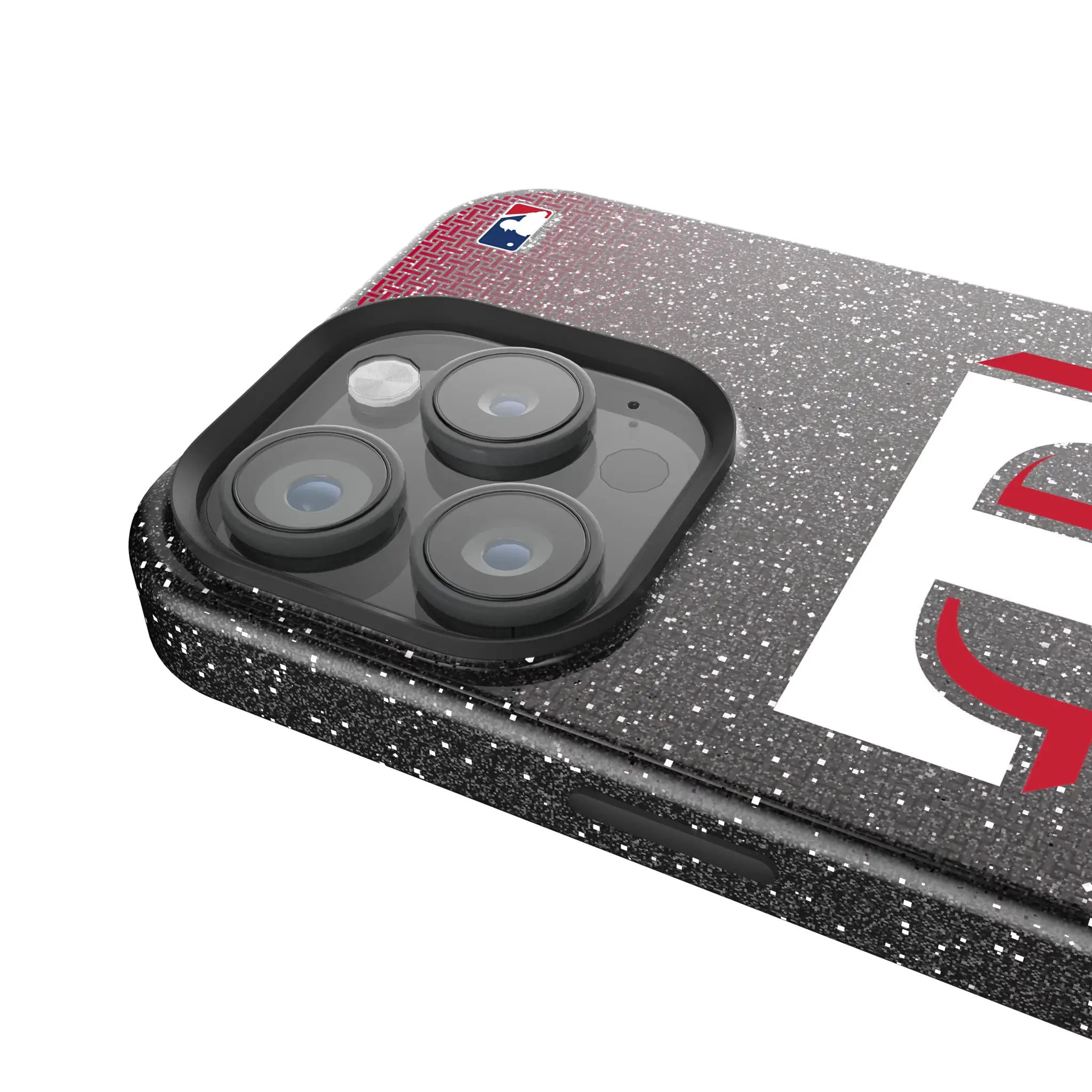 Texas Rangers Linen Bling Phone Case for Apple iPhone