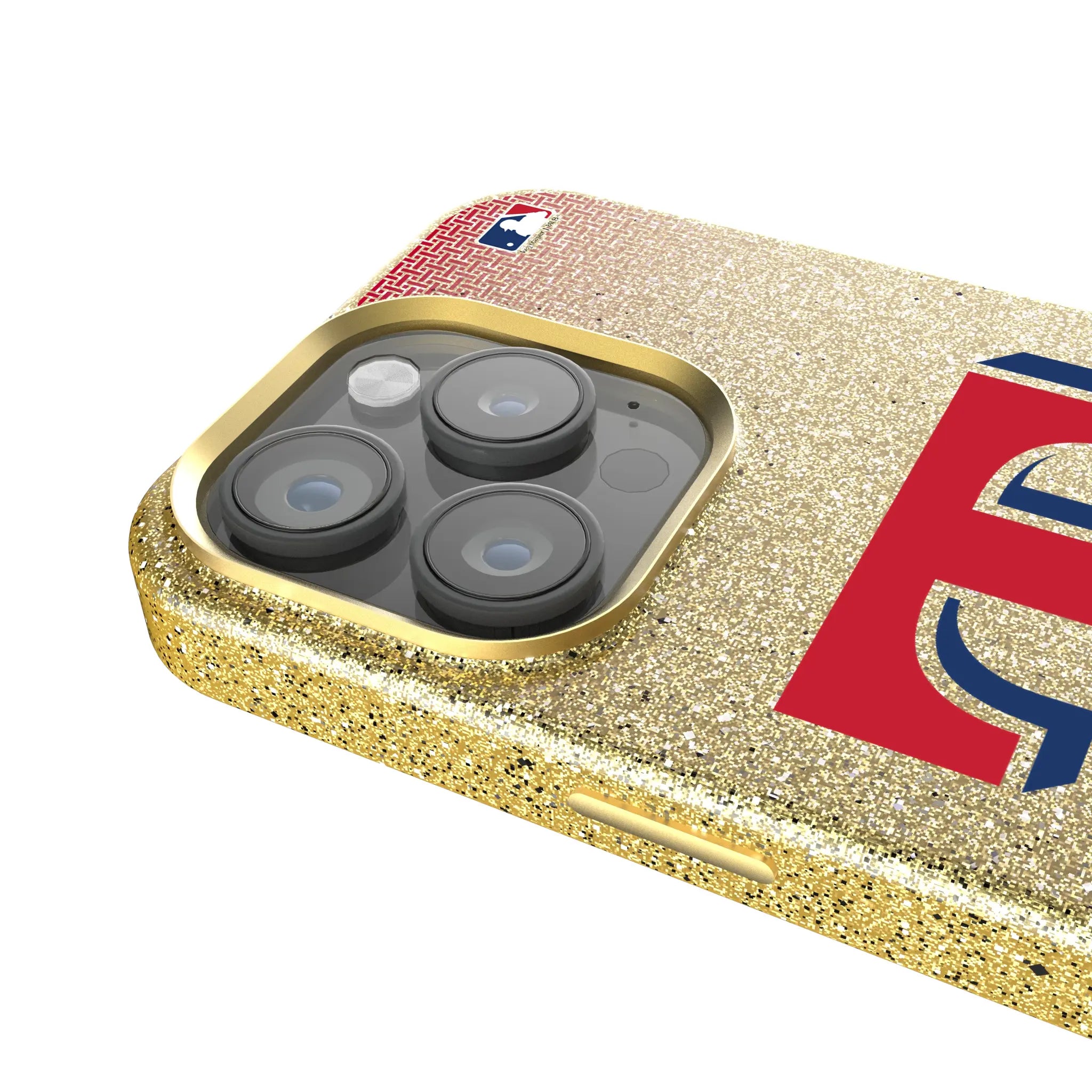 Texas Rangers Linen Bling Phone Case for Apple iPhone