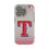 Texas Rangers Linen Clear Phone Case for Apple iPhone