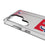 Texas Rangers Linen Clear Phone Case for Samsung Galaxy