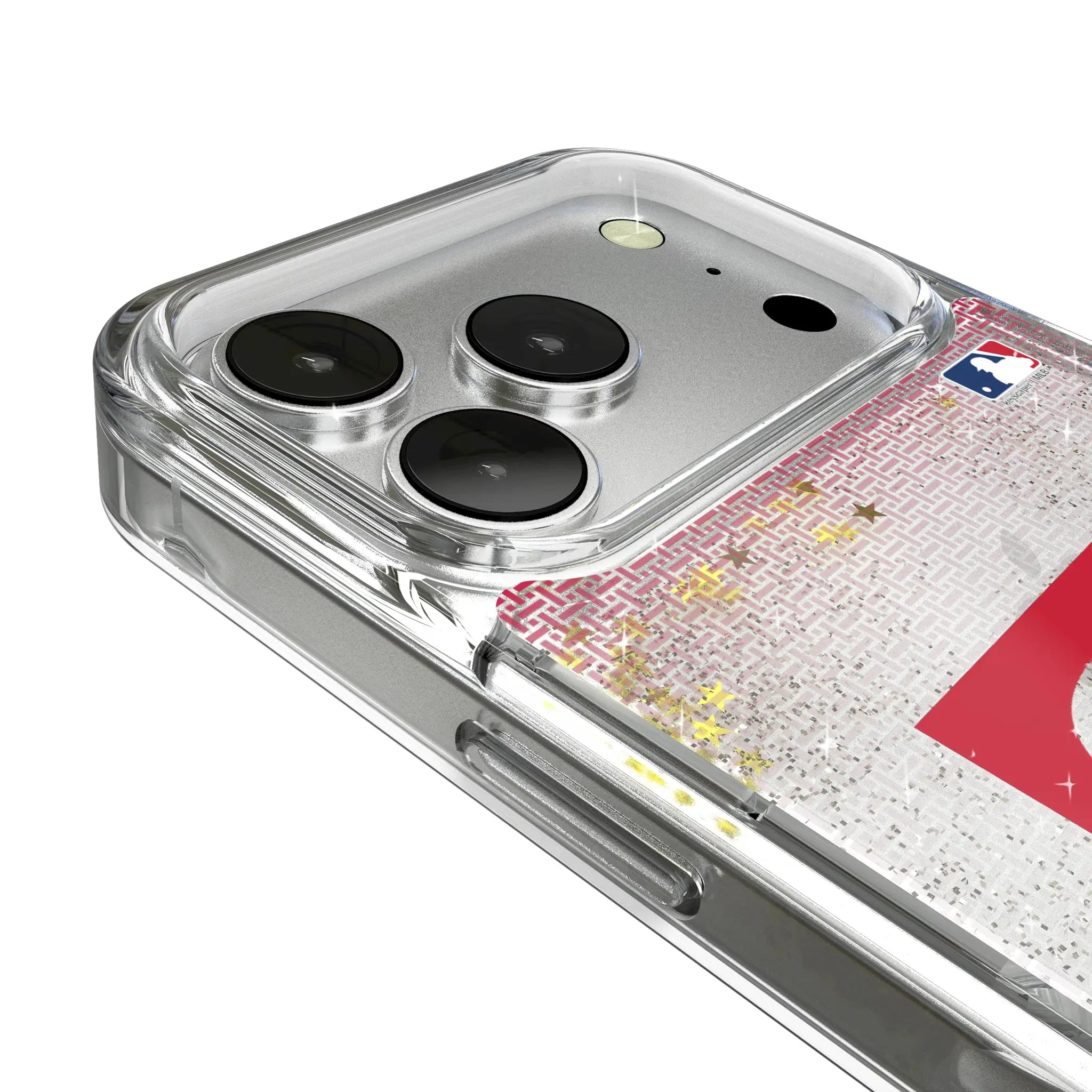 Texas Rangers Linen Glitter Phone Case