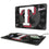 Texas Rangers Monocolor Tilt 15-Watt Wireless Charger and Mouse Pad