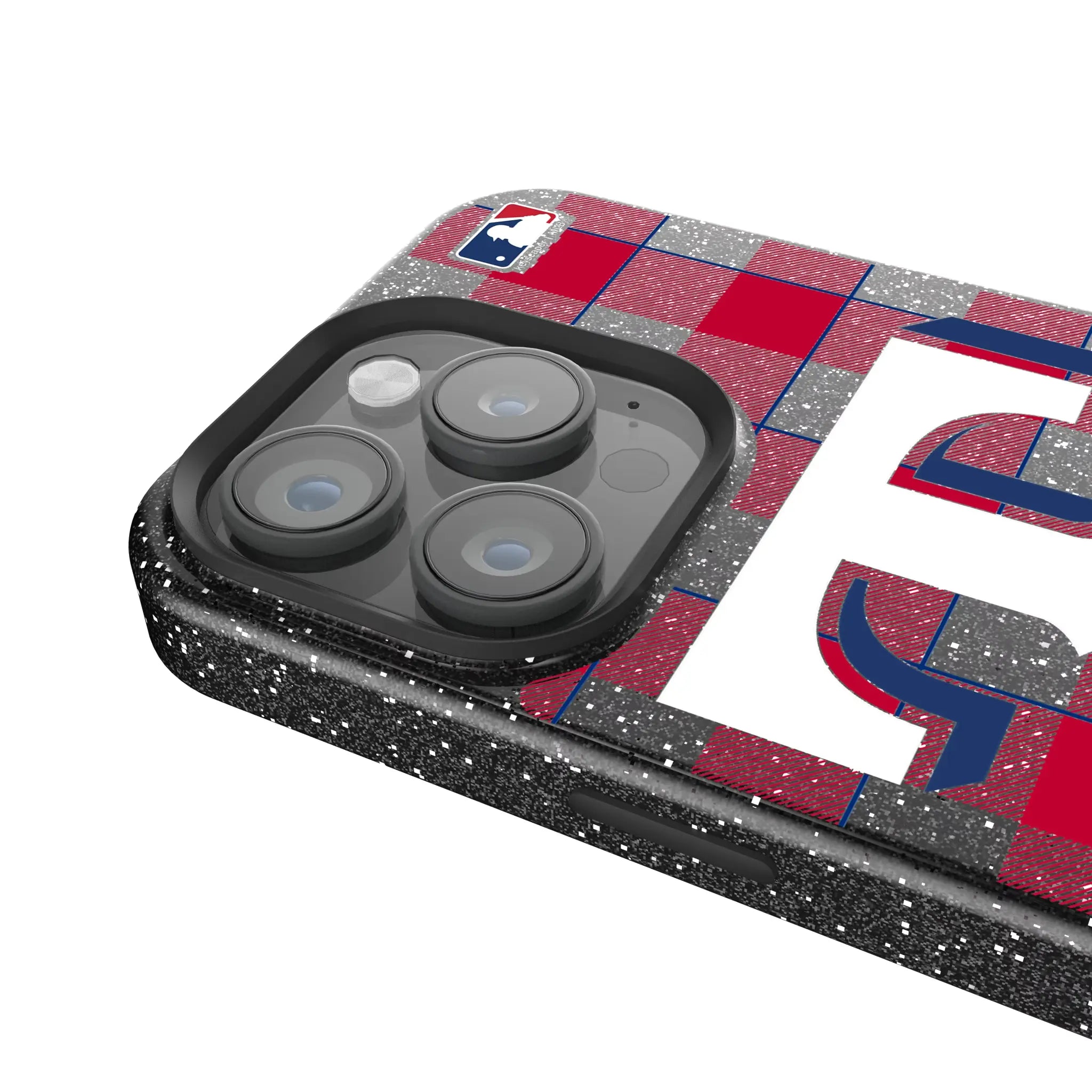 Texas Rangers Plaid Bling Phone Case