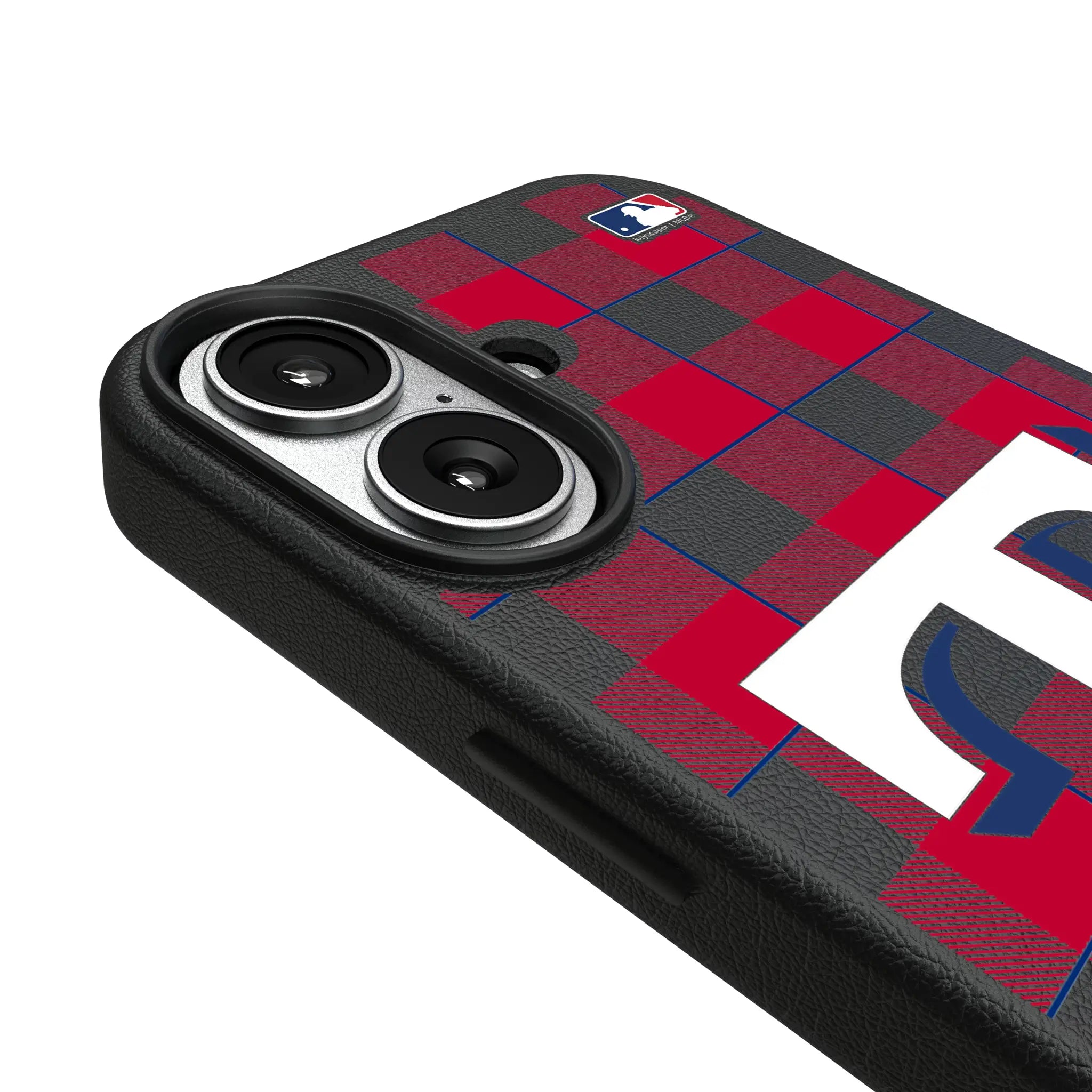 Texas Rangers Plaid MagSafe Compatible Phone Case for Apple iPhone