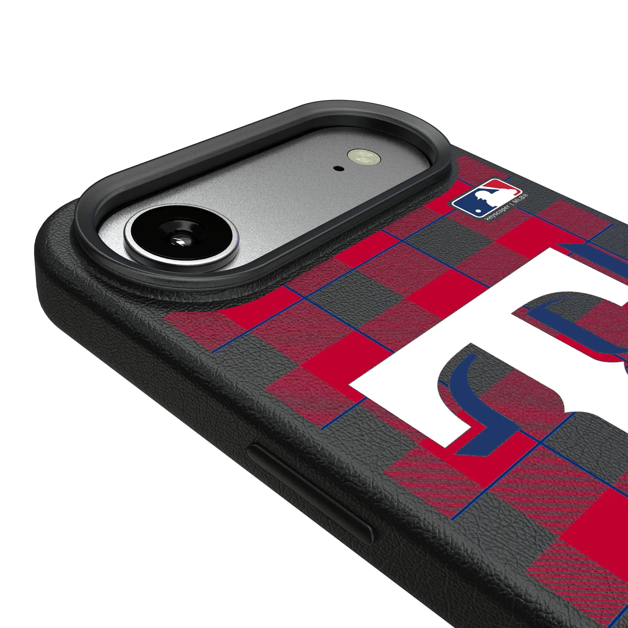Texas Rangers Plaid MagSafe Compatible Phone Case for Apple iPhone