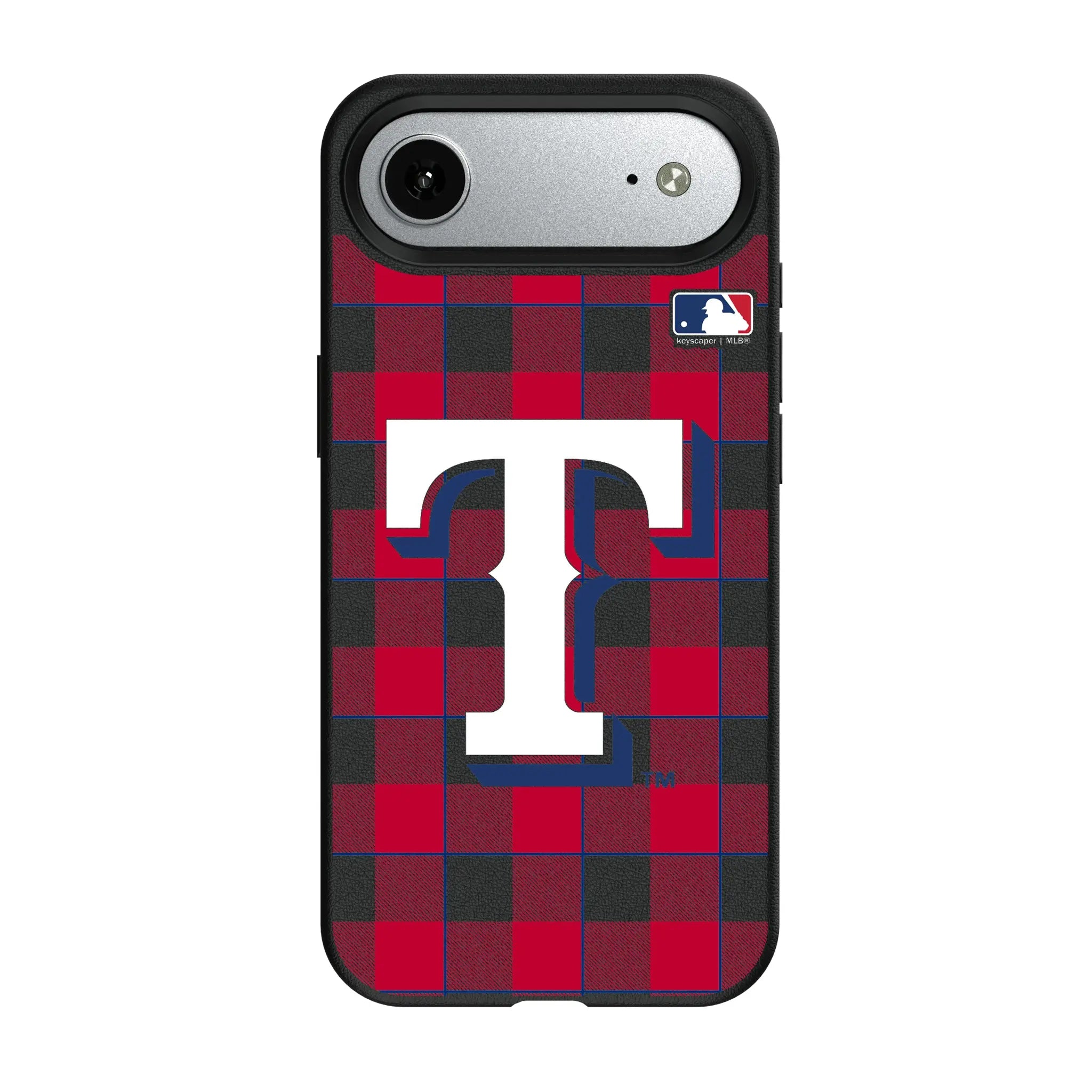 Texas Rangers Plaid MagSafe Compatible Phone Case for Apple iPhone