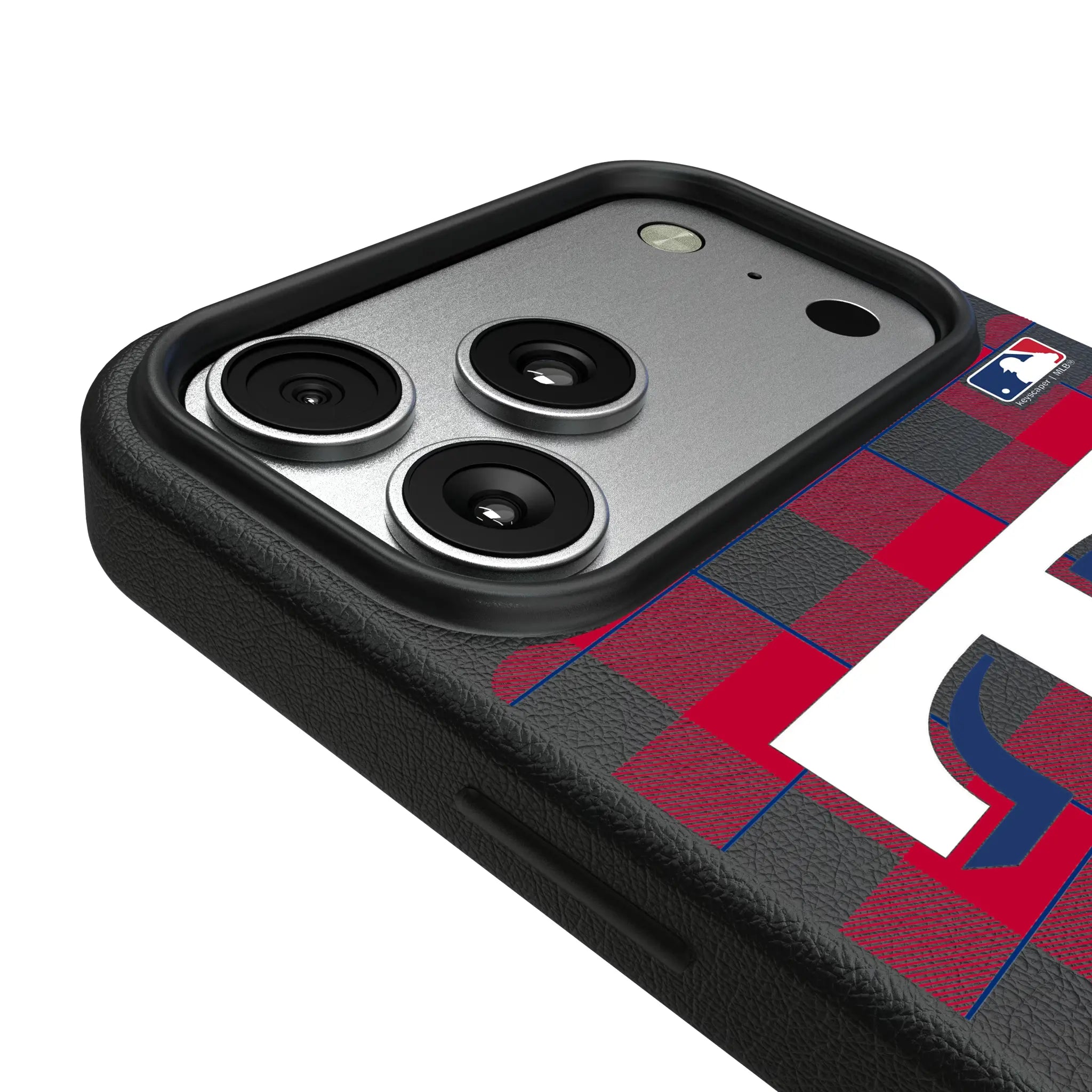 Texas Rangers Plaid MagSafe Compatible Phone Case for Apple iPhone