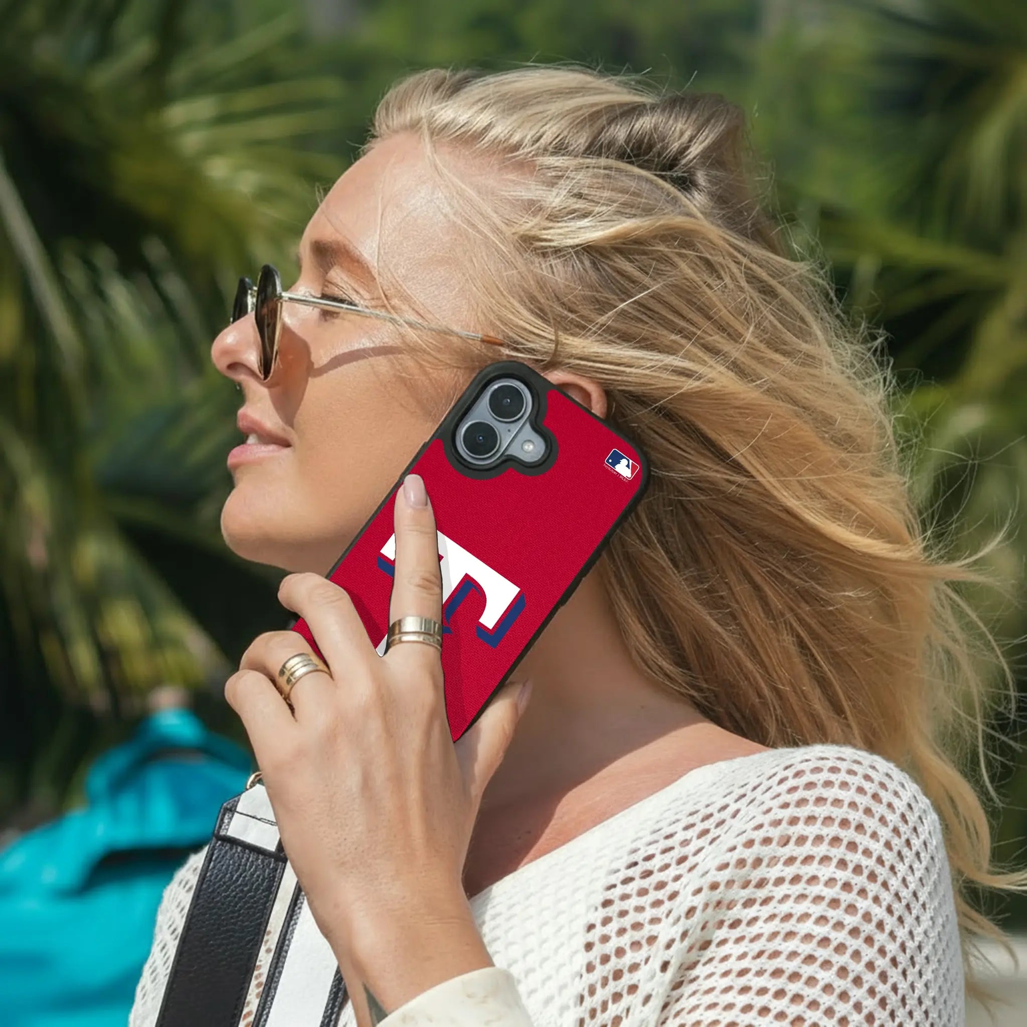 Texas Rangers Solid Bump Phone Case