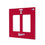 Texas Rangers Solid Hidden-Screw Light Switch Plate