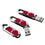 Texas Rangers Solid USB 32GB Clip Style Flash Drive