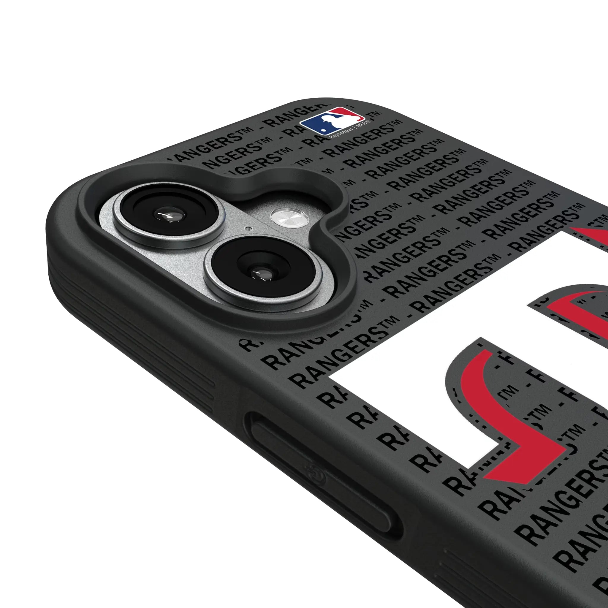 Texas Rangers Text Backdrop Bump Phone Case