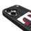 Texas Rangers Text Backdrop Bump Phone Case