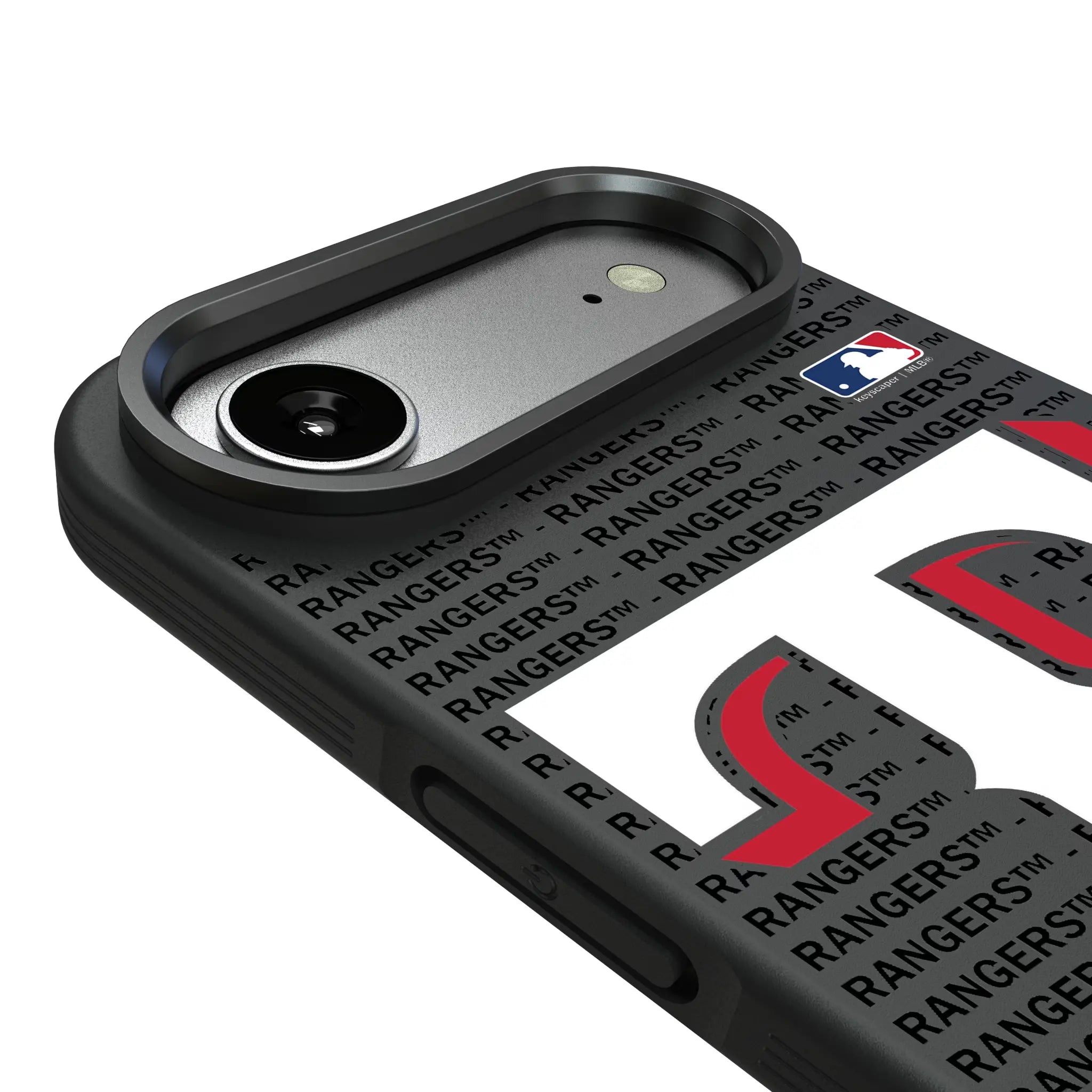 Texas Rangers Text Backdrop Bump Phone Case