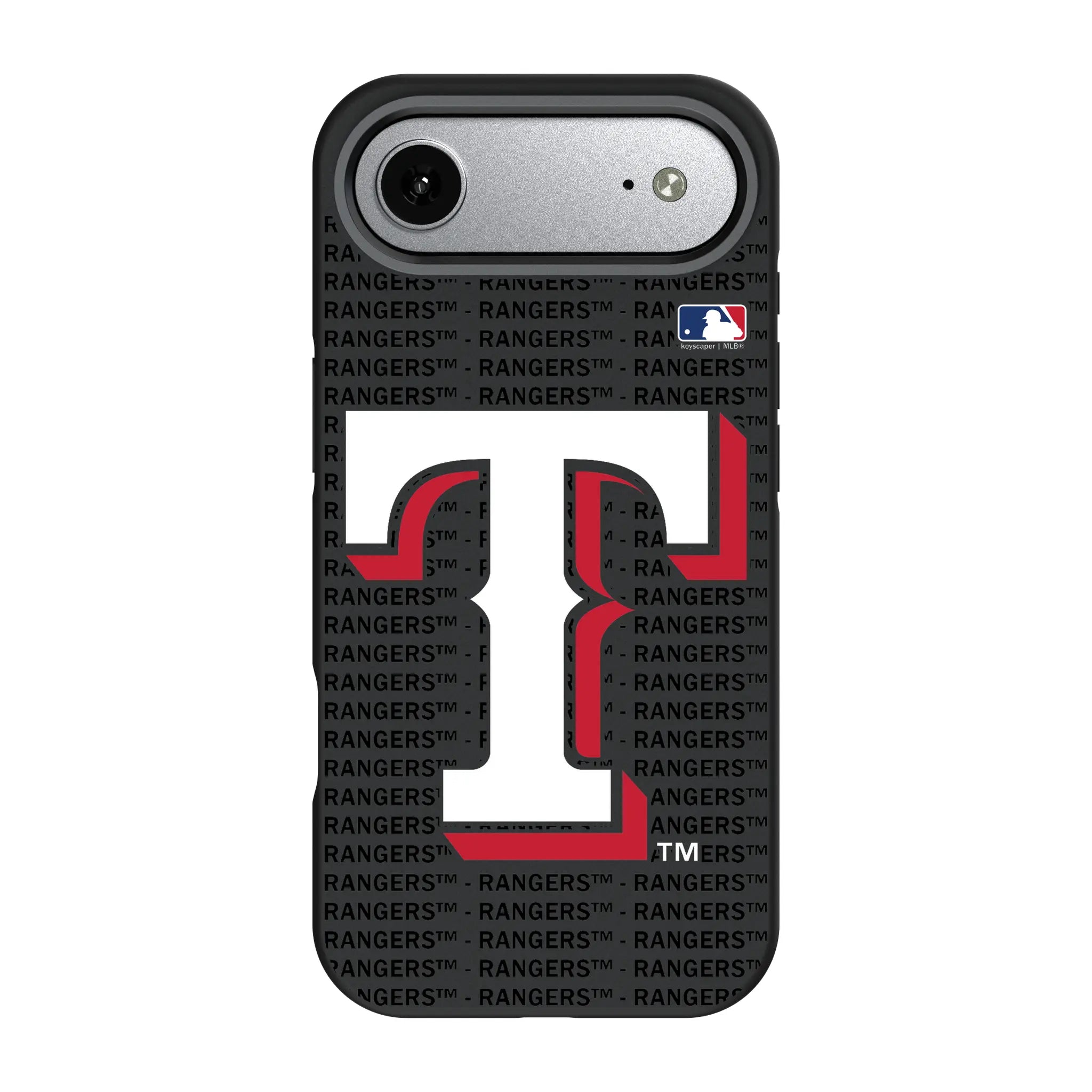 Texas Rangers Text Backdrop Bump Phone Case