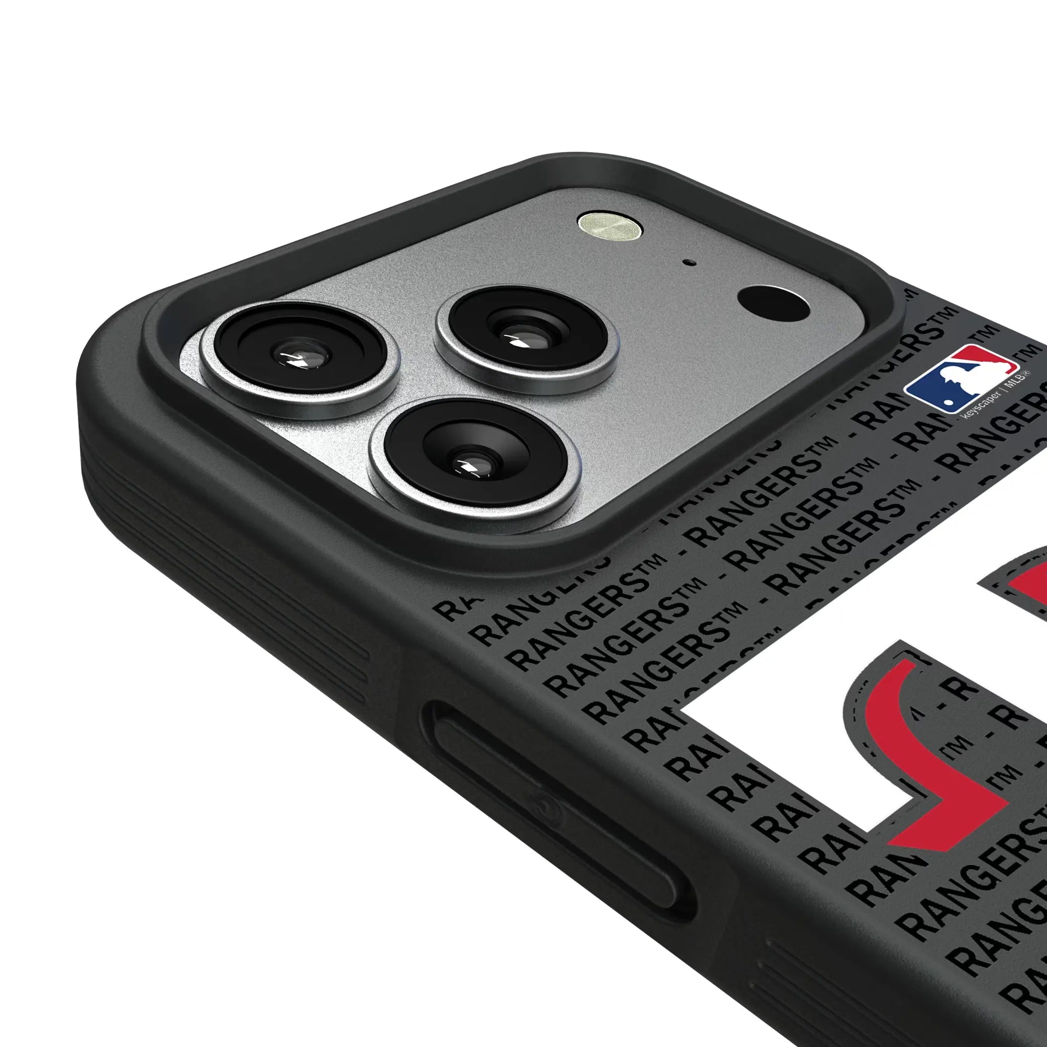 Texas Rangers Text Backdrop Bump Phone Case