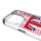 Texas Rangers Text Backdrop Clear Phone Case for Apple iPhone