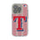 Texas Rangers Text Backdrop Clear Phone Case for Apple iPhone