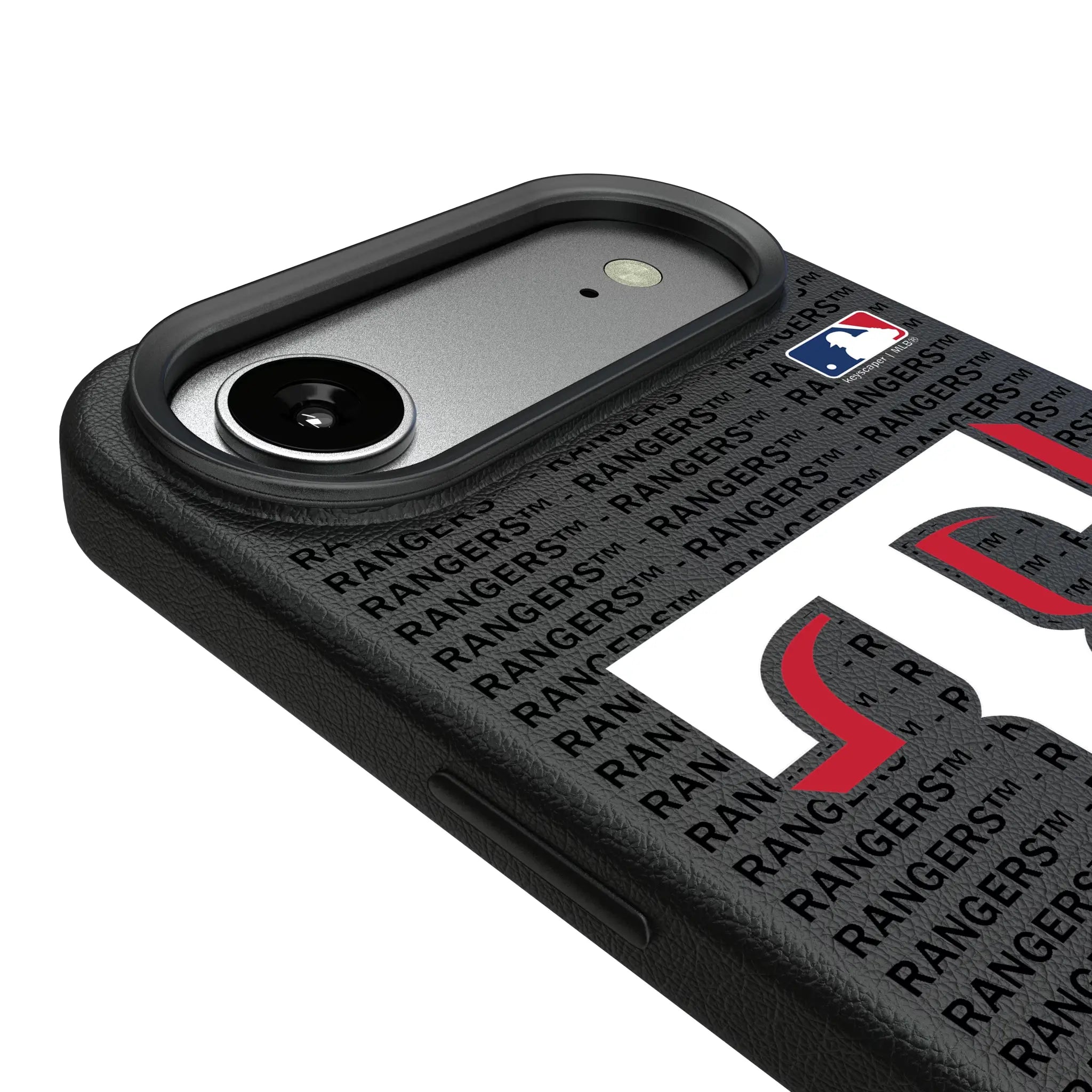 Texas Rangers Text Backdrop MagSafe Compatible Phone Case for Apple iPhone