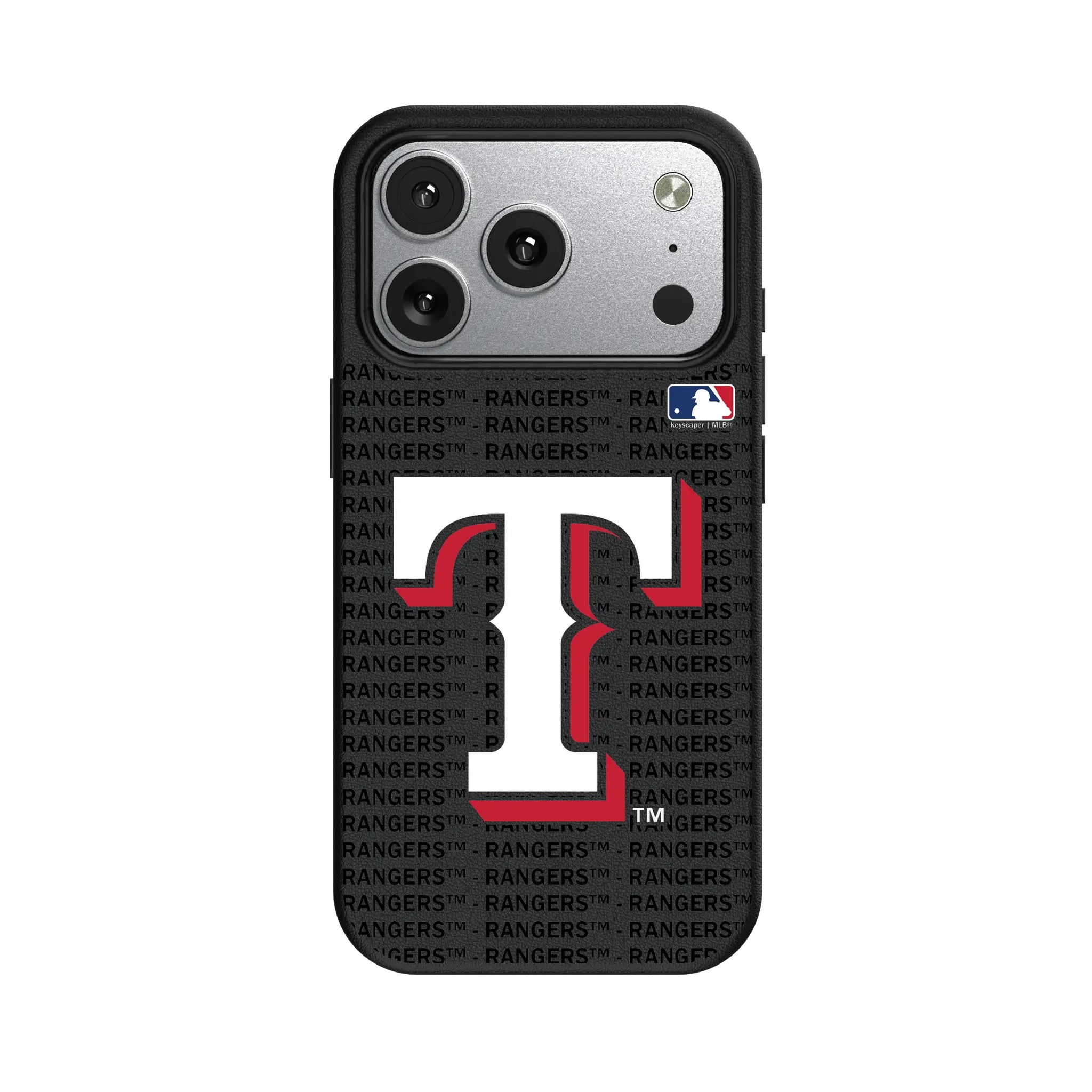 Texas Rangers Text Backdrop MagSafe Compatible Phone Case for Apple iPhone