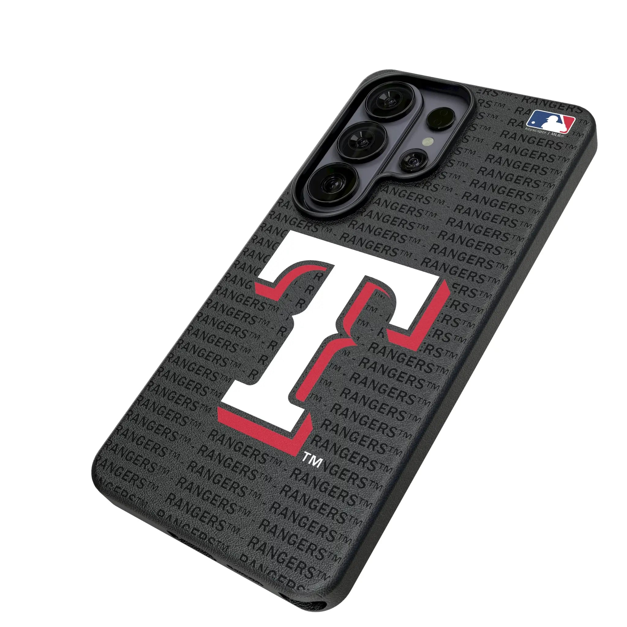 Texas Rangers Text Backdrop MagSafe Compatible Phone Case for Samsung Galaxy