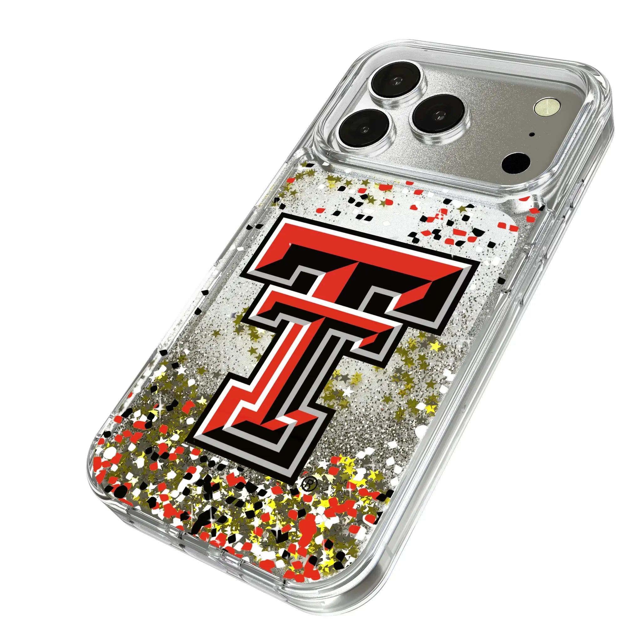 Texas Tech Red Raiders Confetti Glitter Phone Case