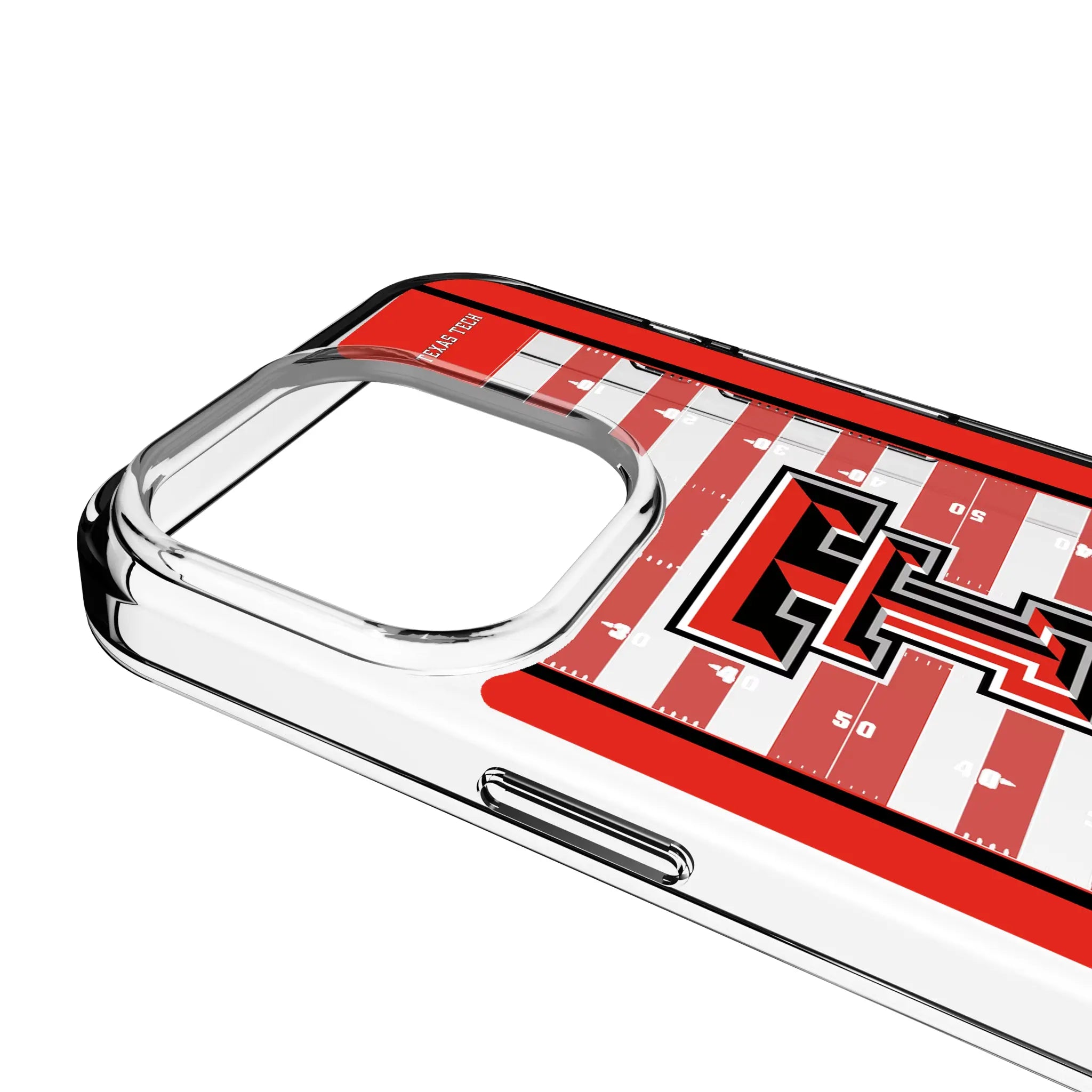 Texas Tech Red Raiders Field Clear Phone Case for Apple iPhone