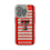 Texas Tech Red Raiders Field Clear Phone Case for Apple iPhone