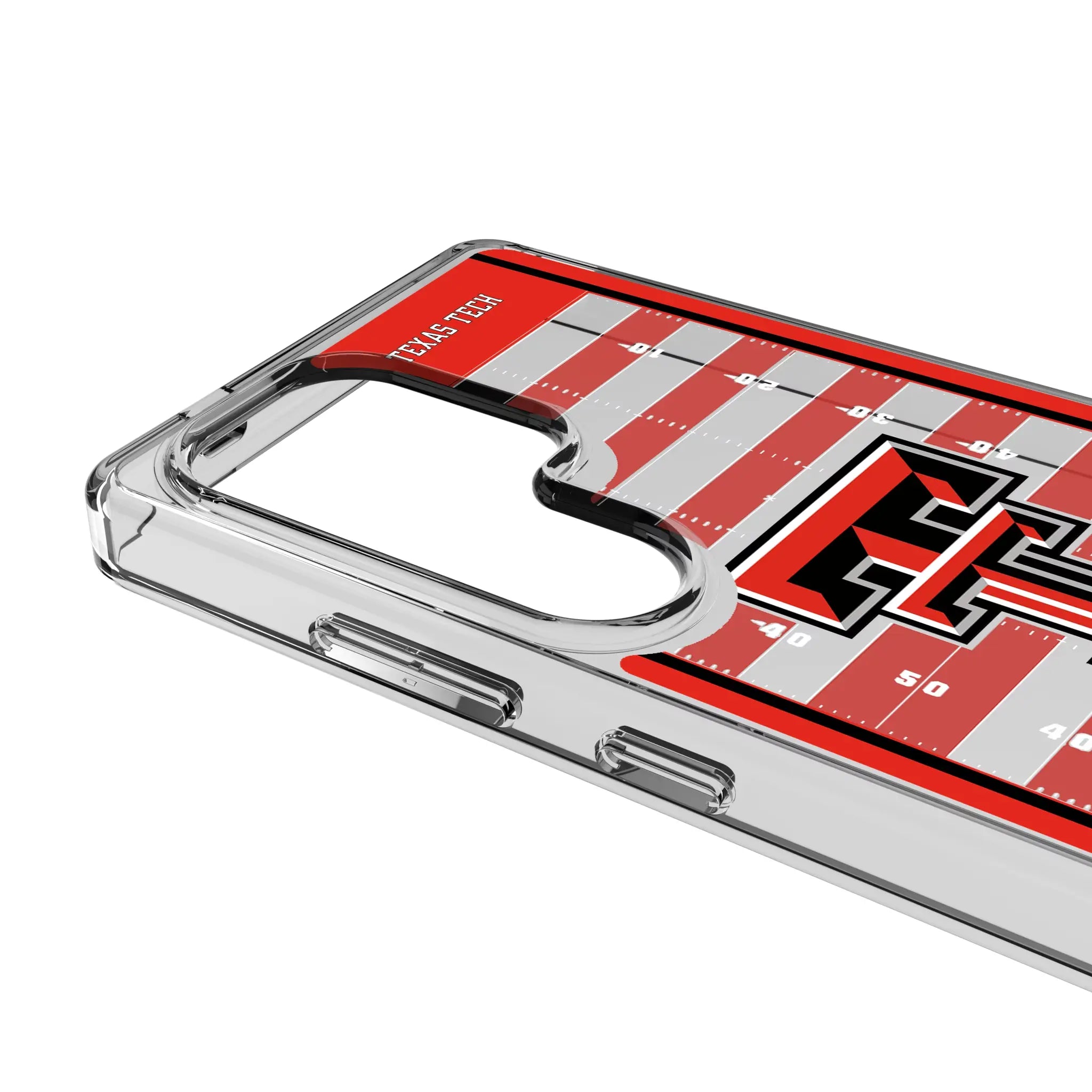 Texas Tech Red Raiders Field Clear Phone Case for Samsung Galaxy