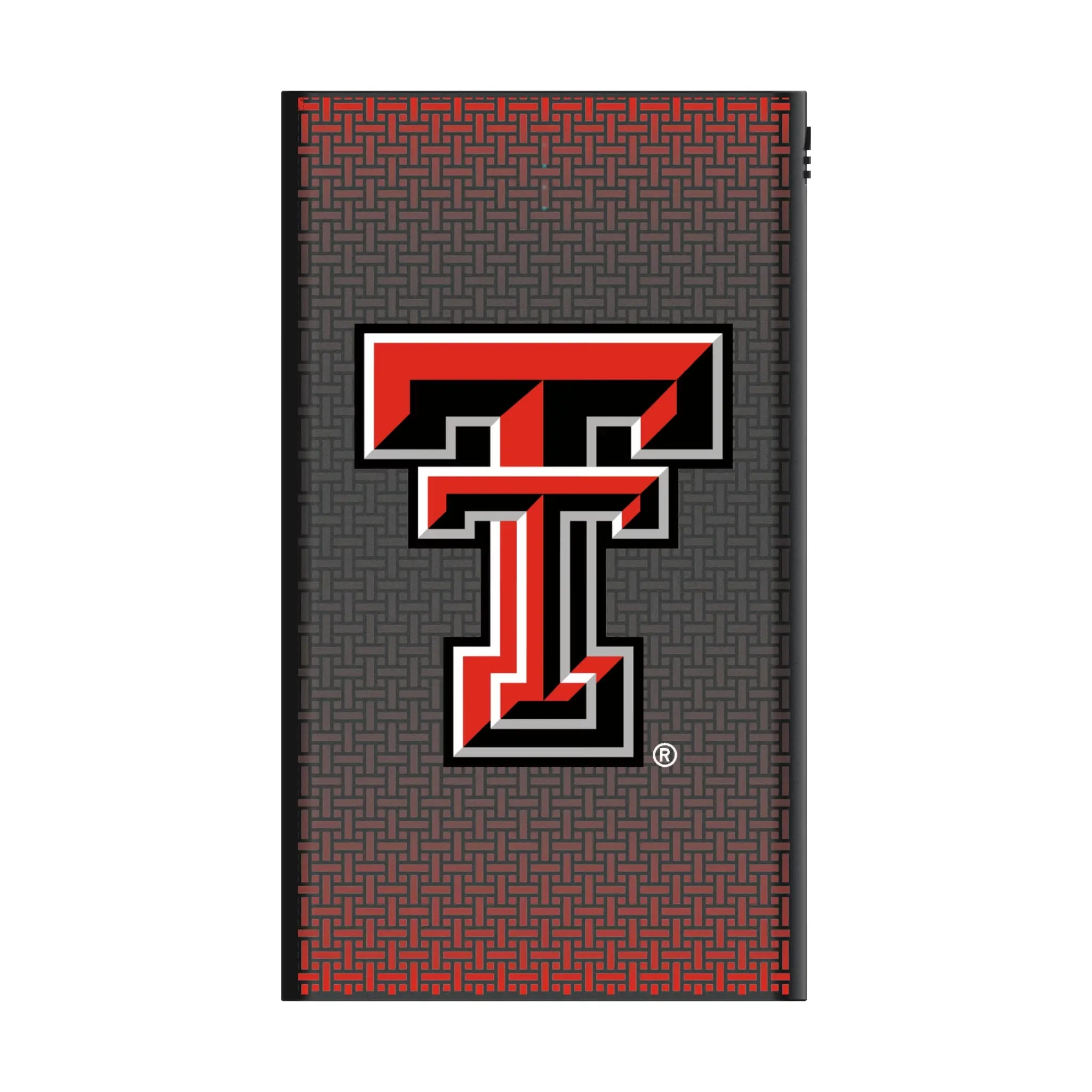 Texas Tech Red Raiders Linen 5000mAh Flat Powerbank
