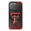 Texas Tech Red Raiders Linen Bling Phone Case for Apple iPhone