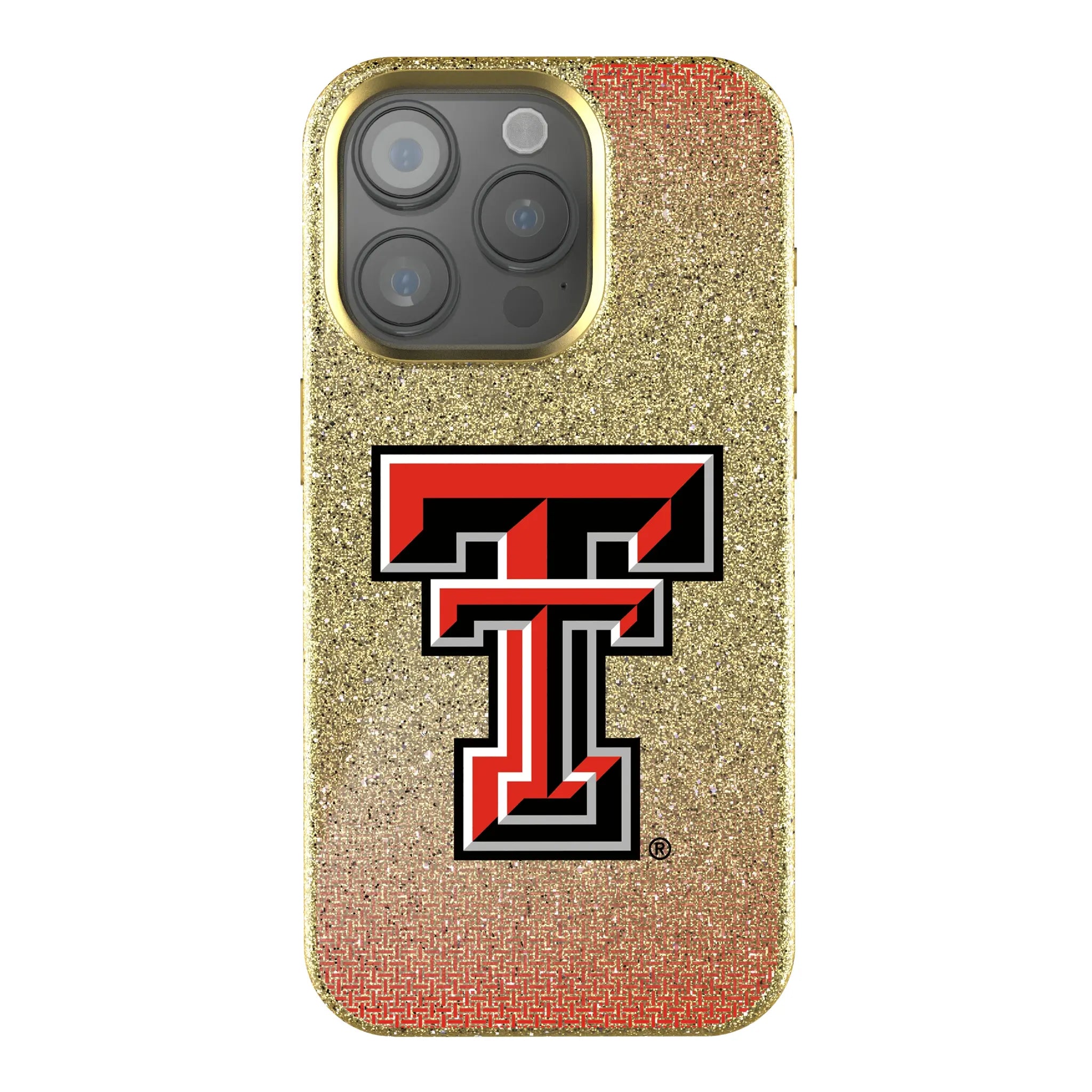 Texas Tech Red Raiders Linen Bling Phone Case for Apple iPhone