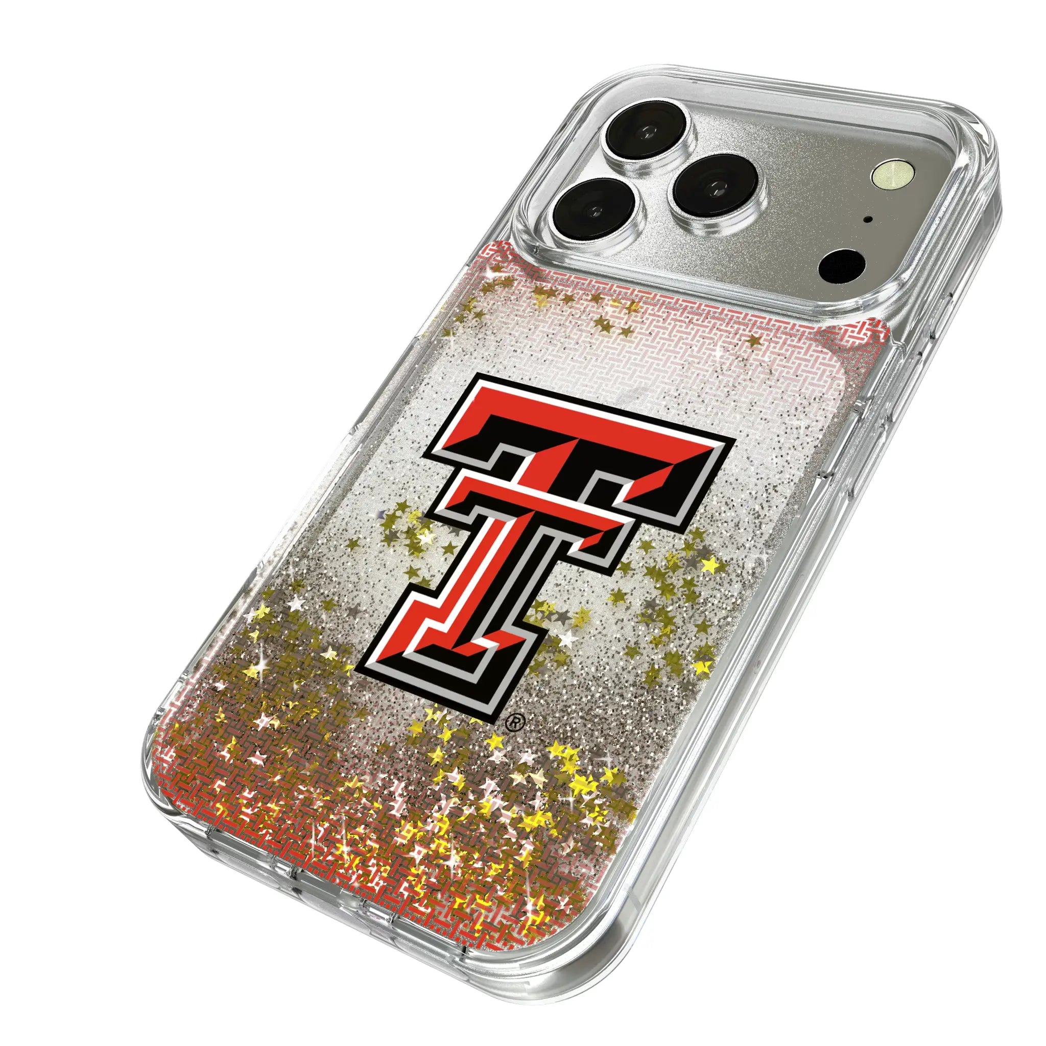Texas Tech Red Raiders Linen Glitter Phone Case