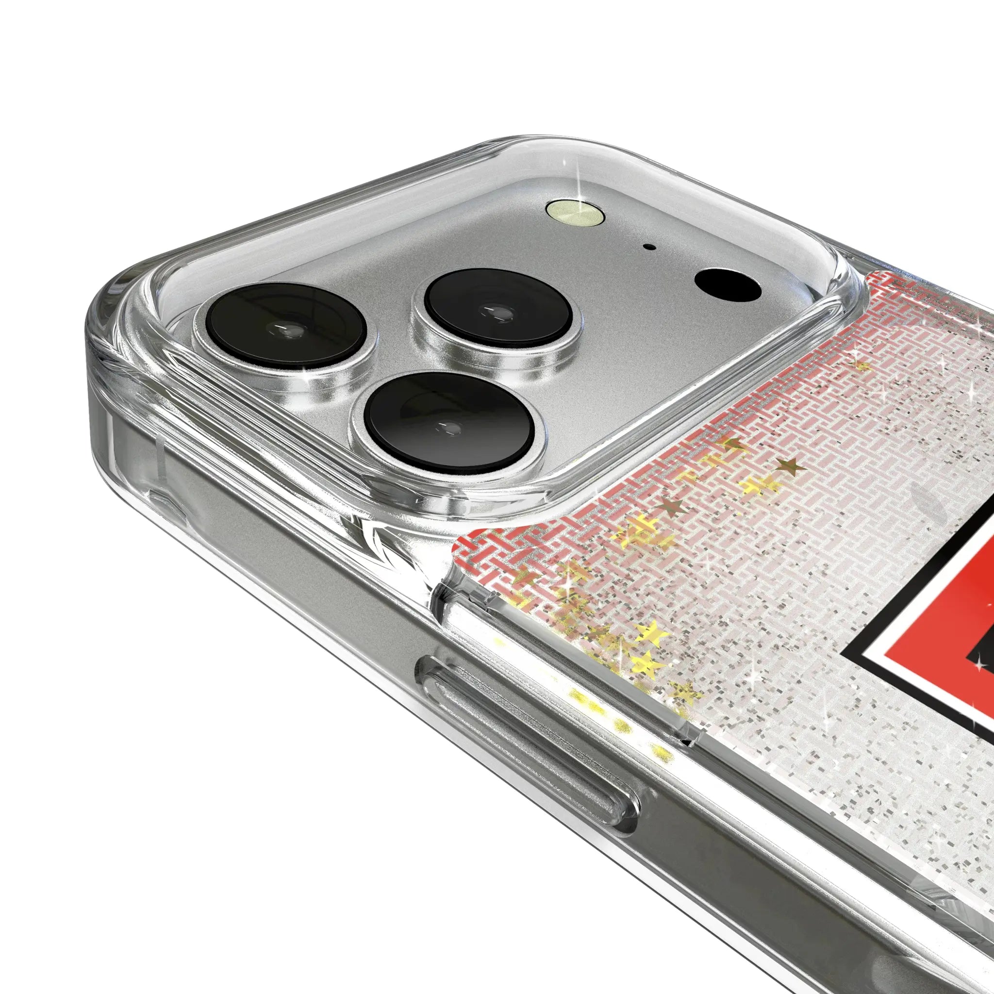 Texas Tech Red Raiders Linen Glitter Phone Case