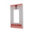 Texas Tech Red Raiders Linen Hidden-Screw Light Switch Plate