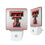 Texas Tech Red Raiders Linen Night Light 2-Pack