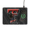 Texas Tech Red Raiders Monocolor Tilt 15-Watt Wireless Charger and Mouse Pad