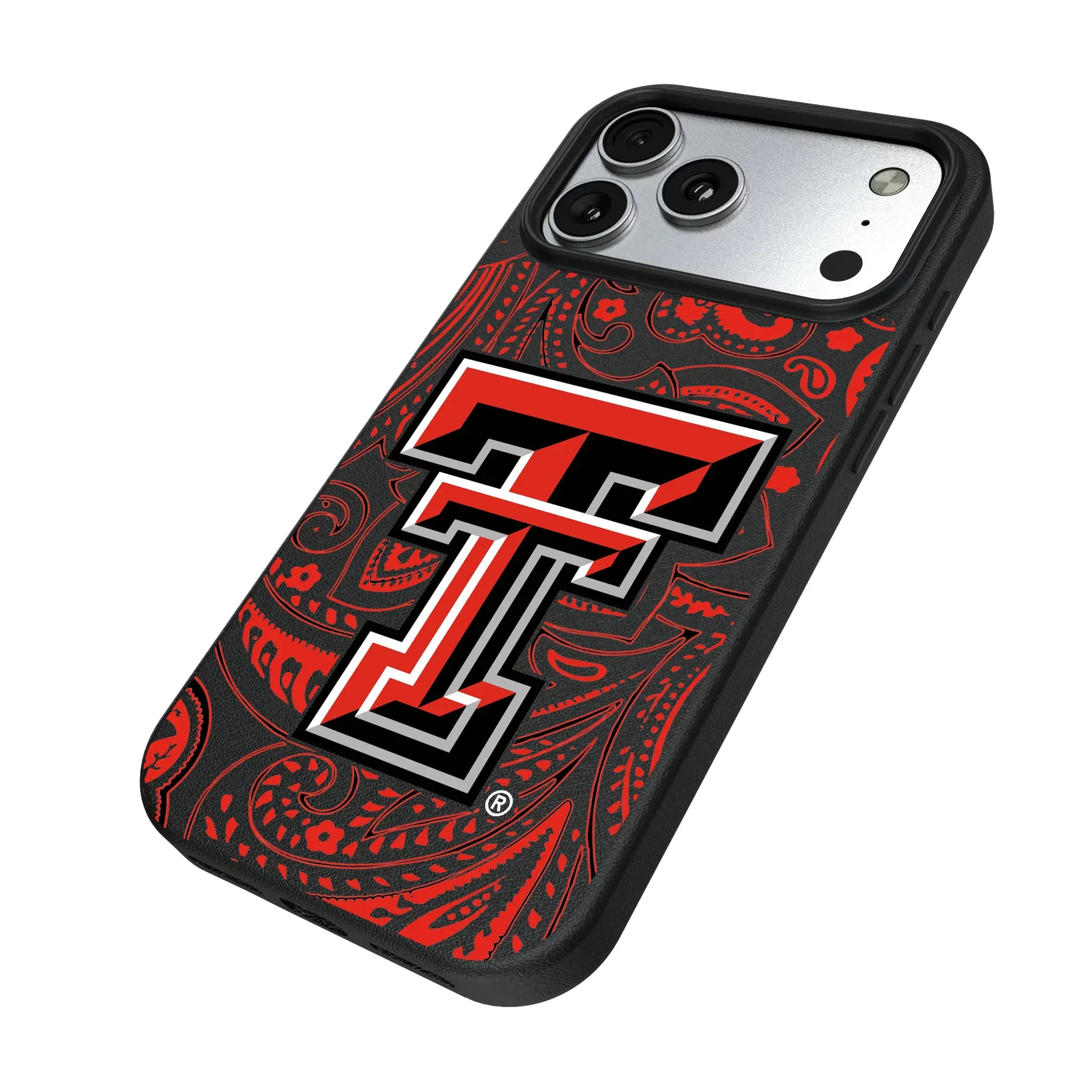 Texas Tech Red Raiders Paisley MagSafe Compatible Phone Case for Apple iPhone