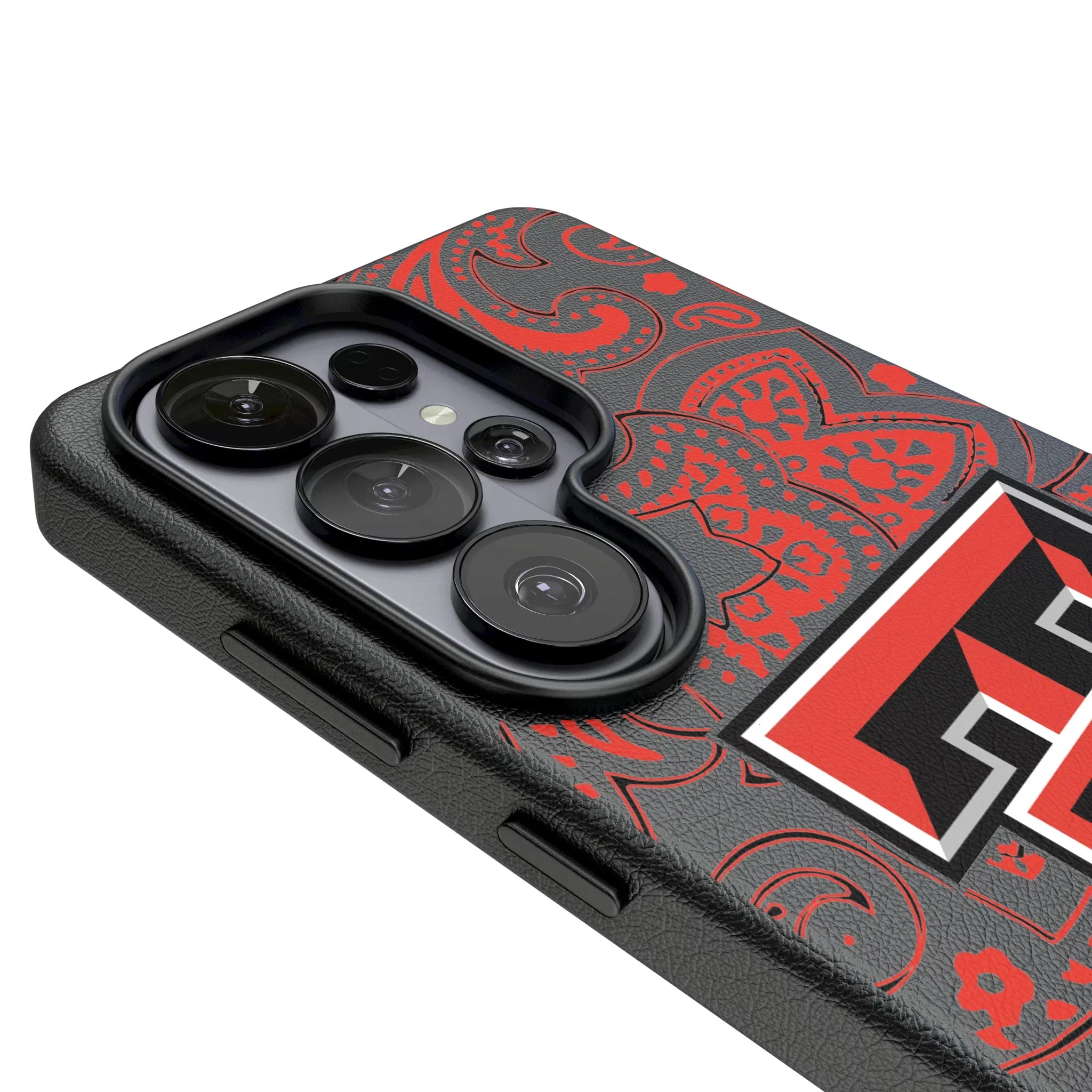 Texas Tech Red Raiders Paisley MagSafe Compatible Phone Case for Samsung Galaxy