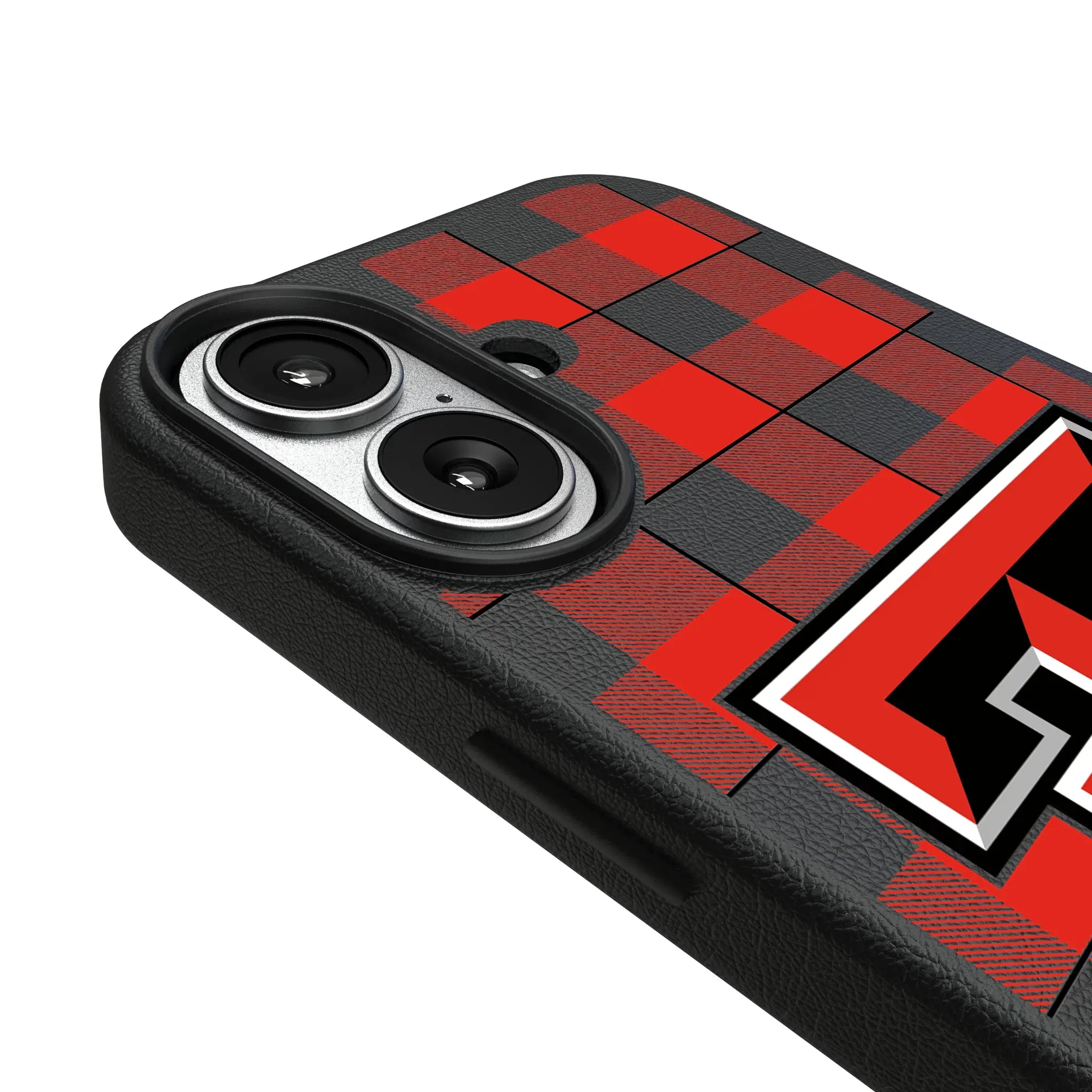 Texas Tech Red Raiders Plaid MagSafe Compatible Phone Case for Apple iPhone