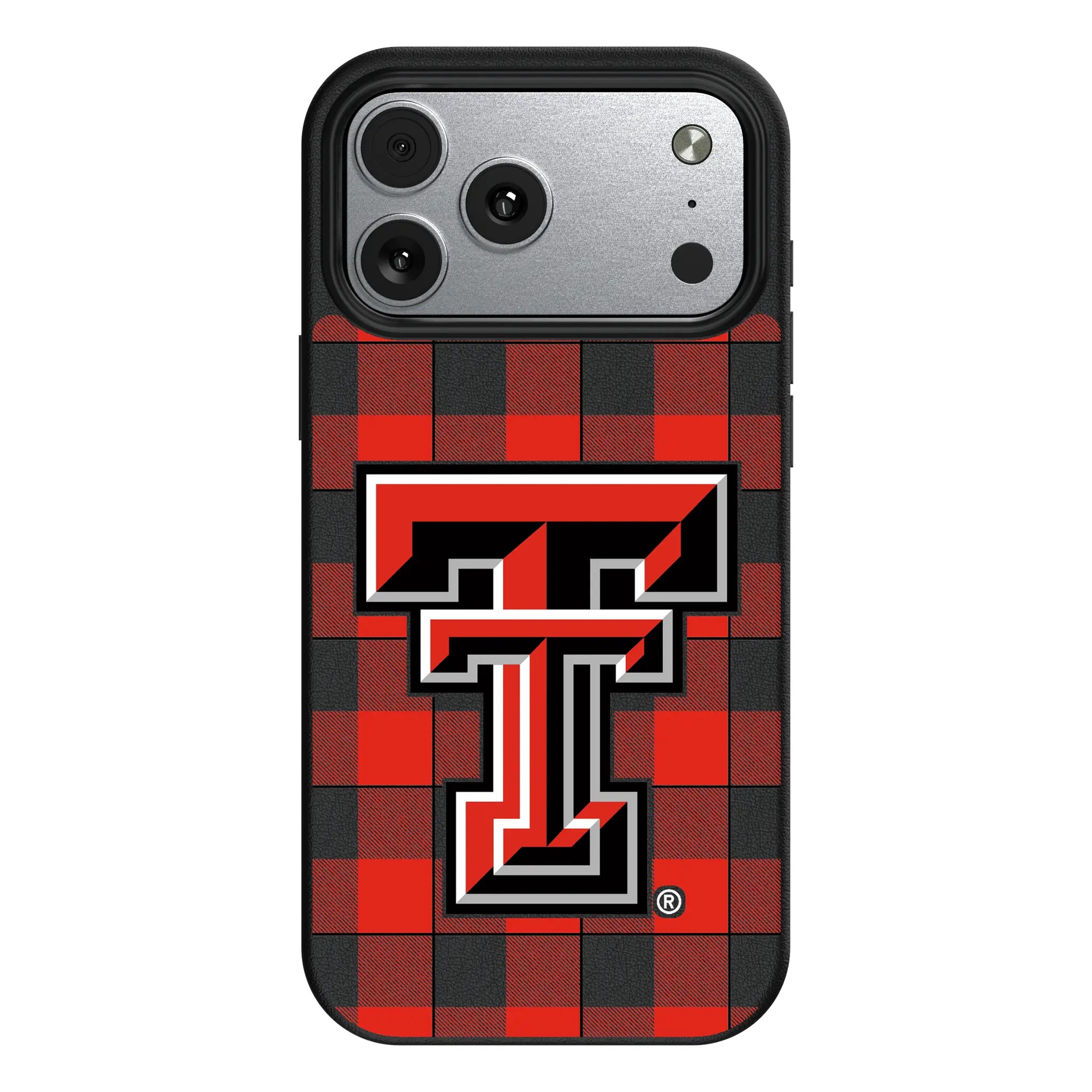 Texas Tech Red Raiders Plaid MagSafe Compatible Phone Case for Apple iPhone