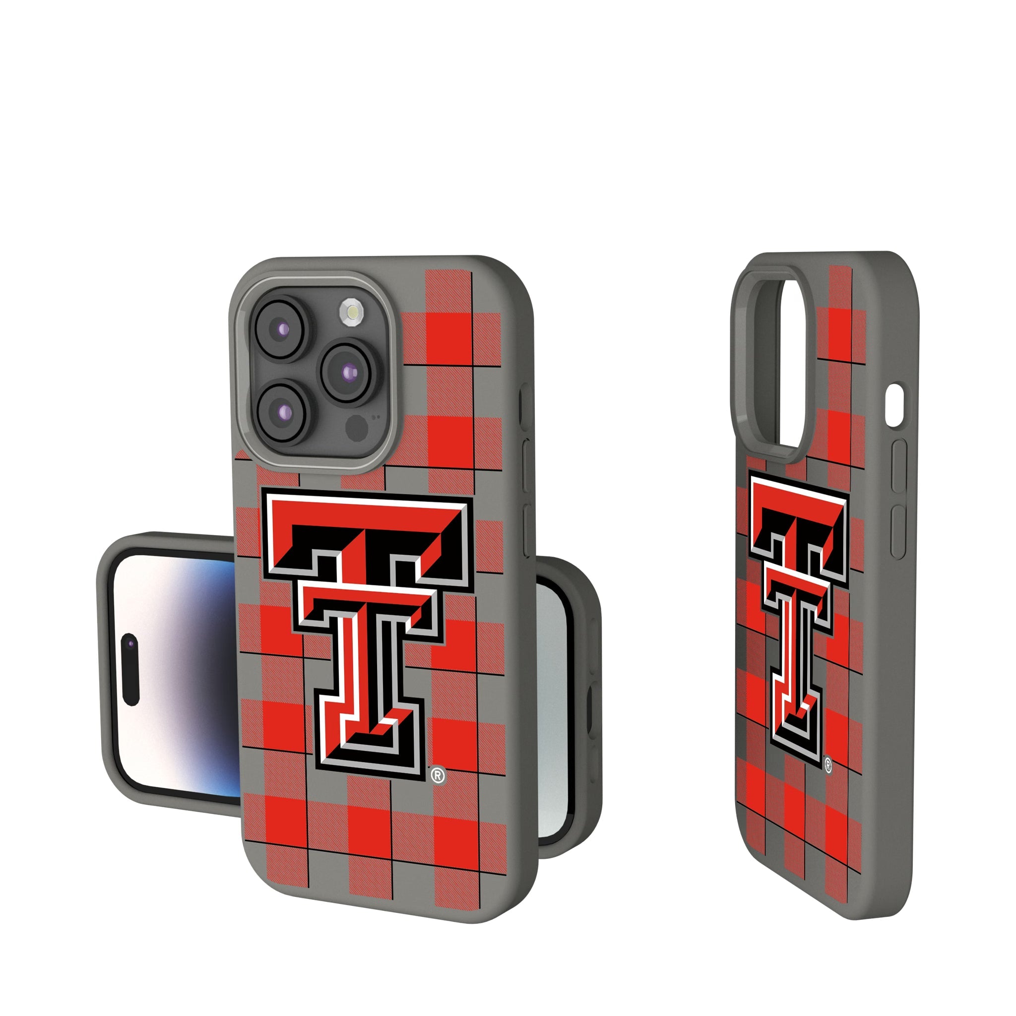 Texas Tech Red Raiders Plaid Soft Touch Phone Case