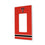 Texas Tech Red Raiders Stripe Hidden-Screw Light Switch Plate
