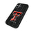 Texas Tech Red Raiders Text Backdrop MagSafe Compatible Phone Case for Apple iPhone