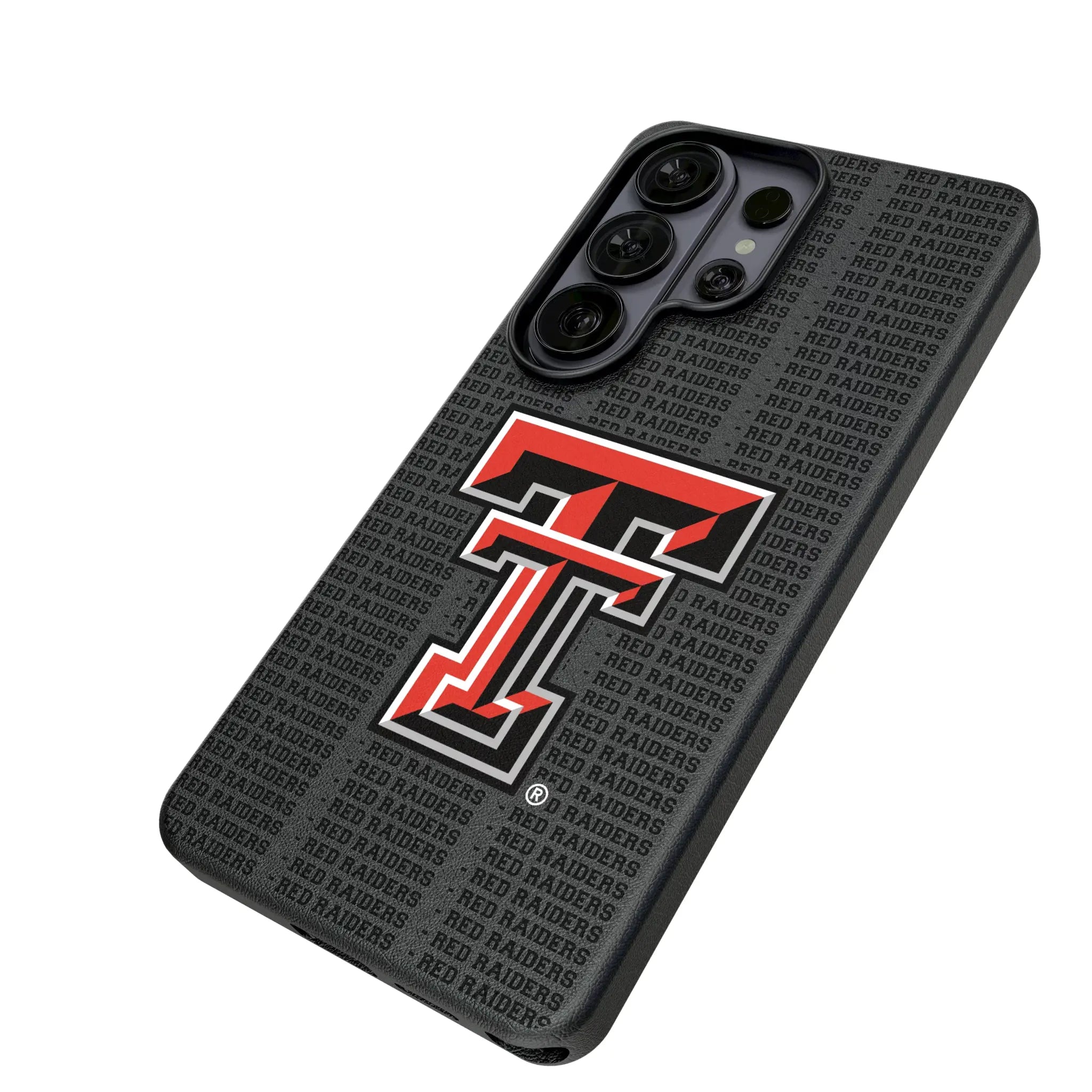 Texas Tech Red Raiders Text Backdrop MagSafe Compatible Phone Case for Samsung Galaxy