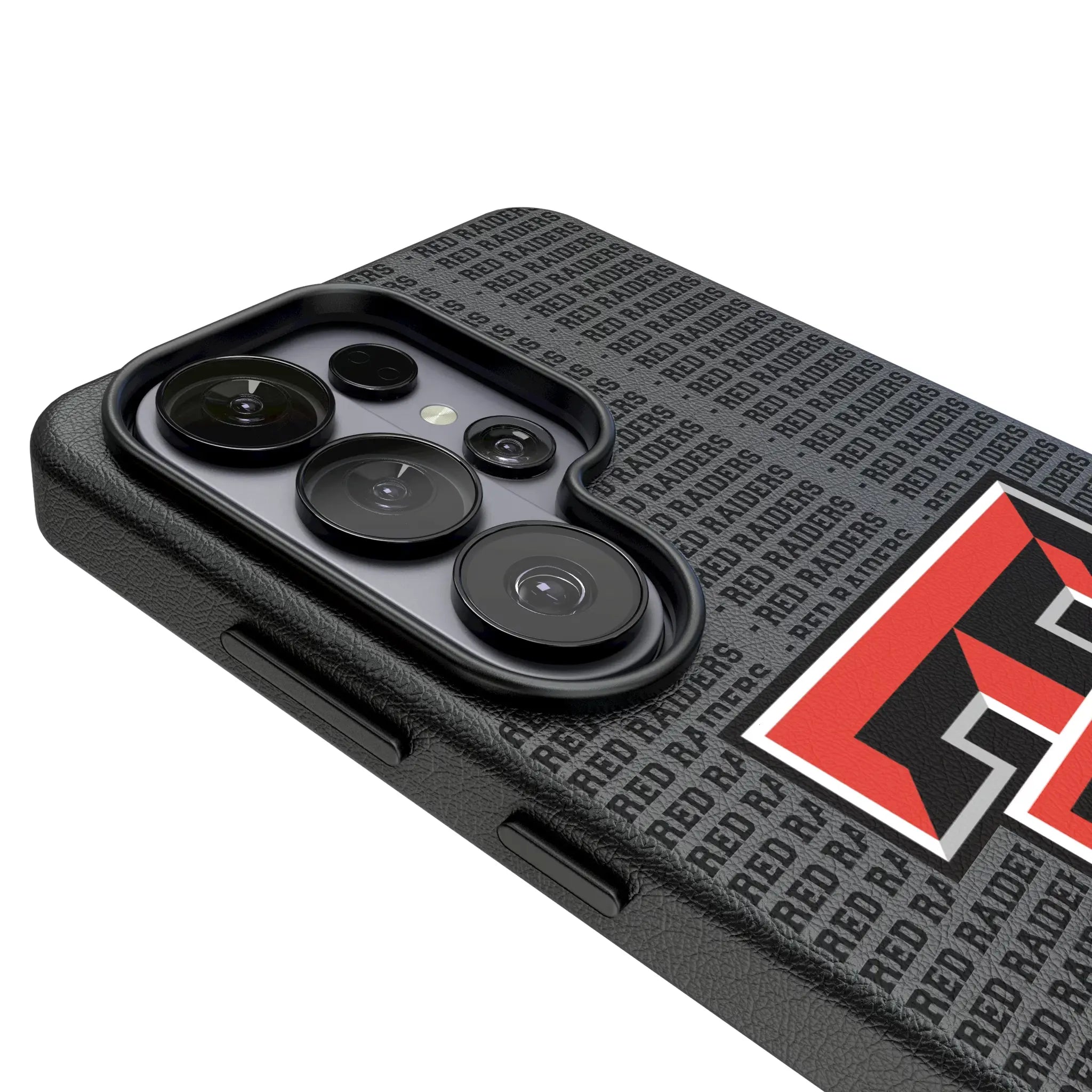 Texas Tech Red Raiders Text Backdrop MagSafe Compatible Phone Case for Samsung Galaxy
