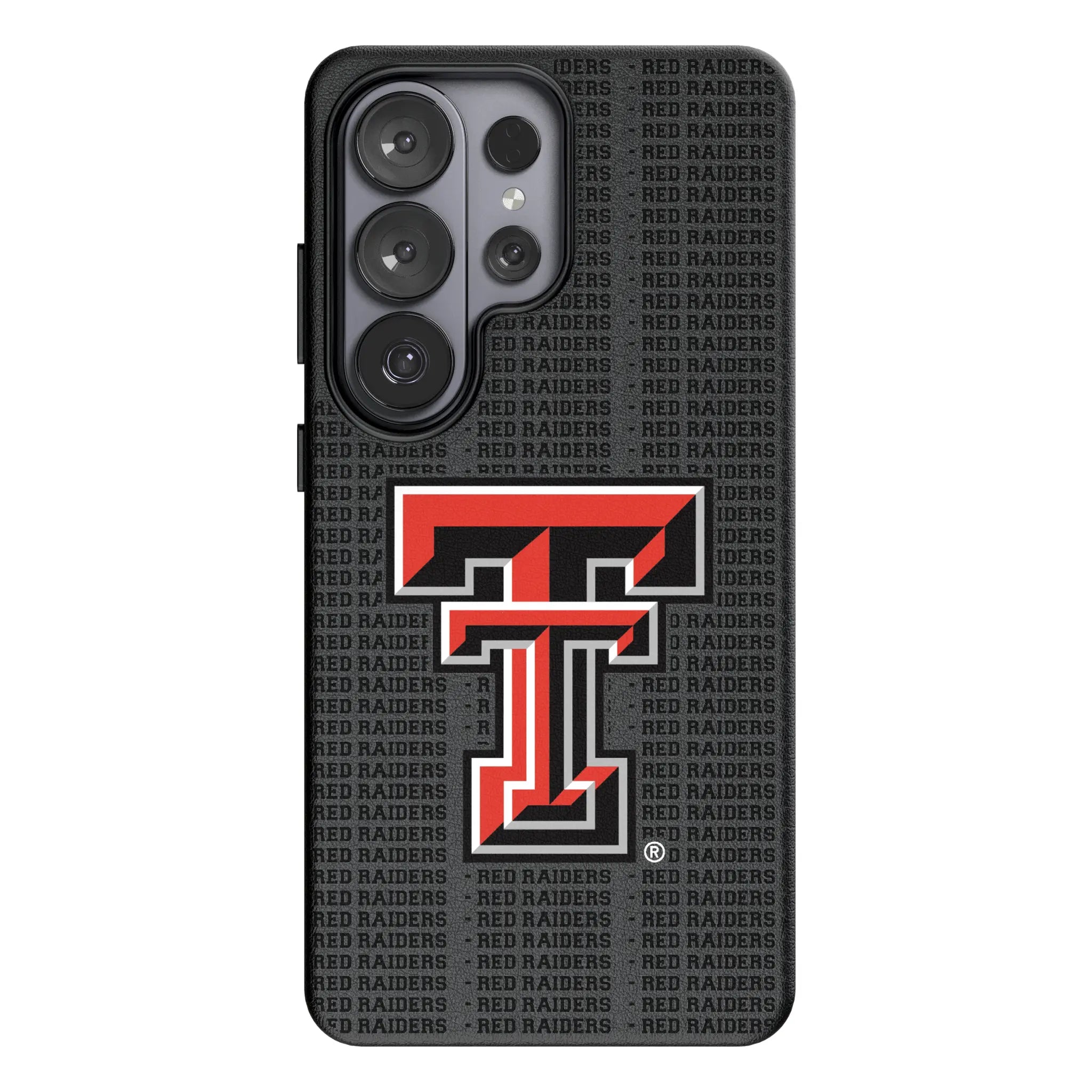 Texas Tech Red Raiders Text Backdrop MagSafe Compatible Phone Case for Samsung Galaxy