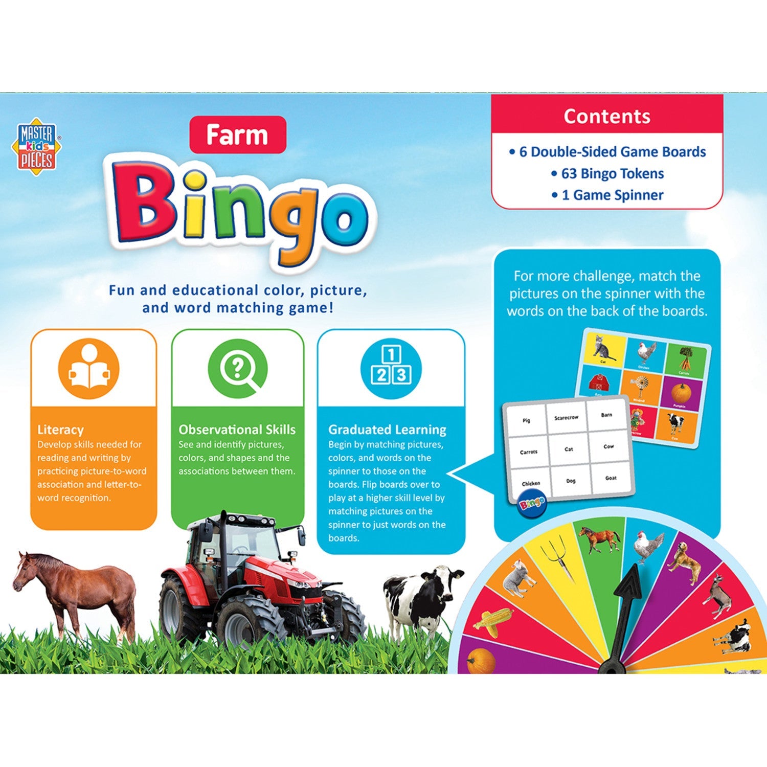 Farm Bingo Game - 757 Sports Collectibles