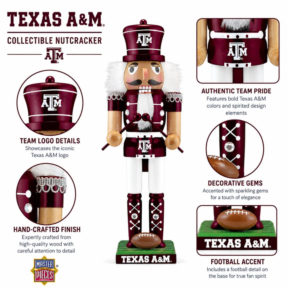 Texas A&M Aggies Collectible Nutcracker